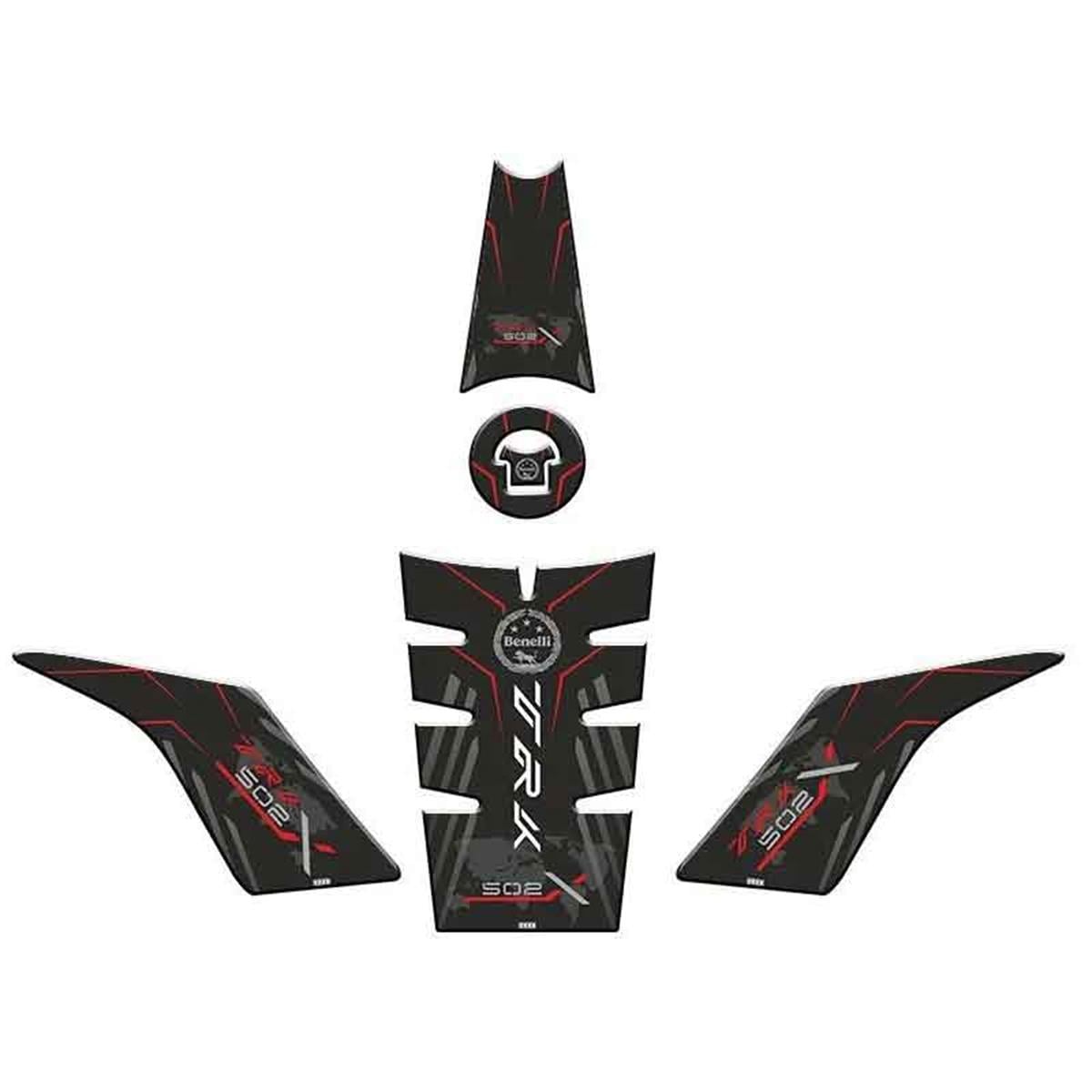 Benelli TRK-502 Red Lined Tank Pad Set Sticker Model
