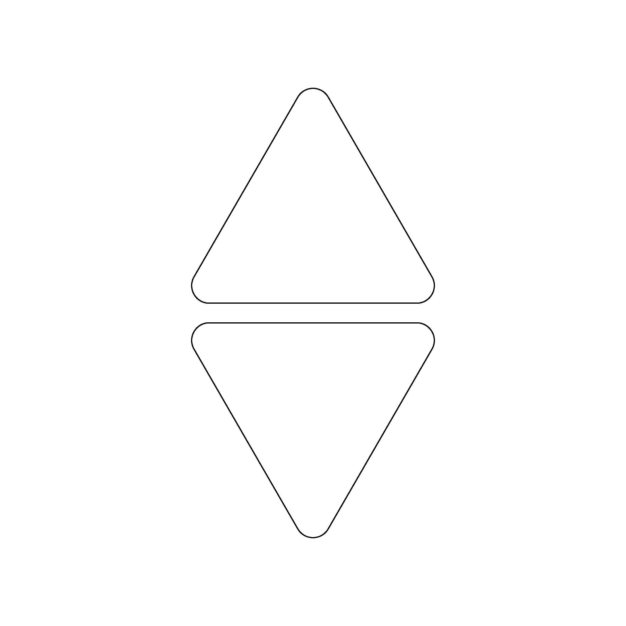 Reflective StickerBeyaz Reflective (Reflektif) 2'li Üçgen Sticker Paketi Otomobil Motosiklet Reflektif Parlayan Sticker Etiket Modeli