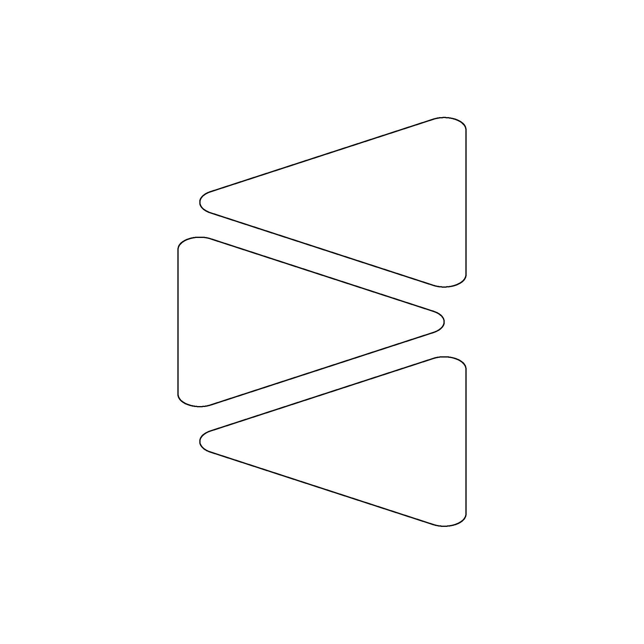 Reflective StickerBeyaz Reflective (Reflektif) 3'lü Üçgen Sticker Paketi Otomobil Motosiklet Reflektif Parlayan Sticker Etiket Modeli