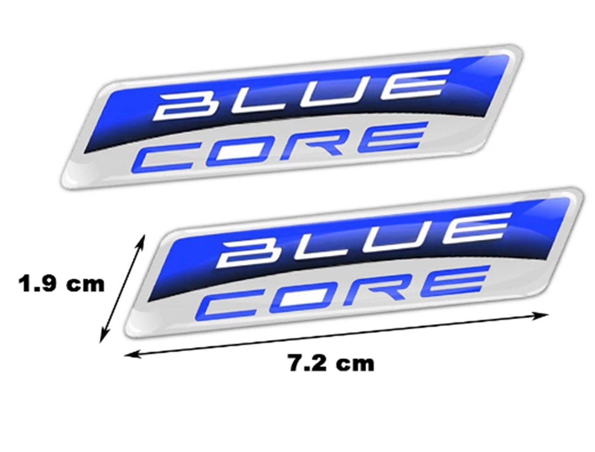 Blue Core Damla Sticker Etiket Modeli