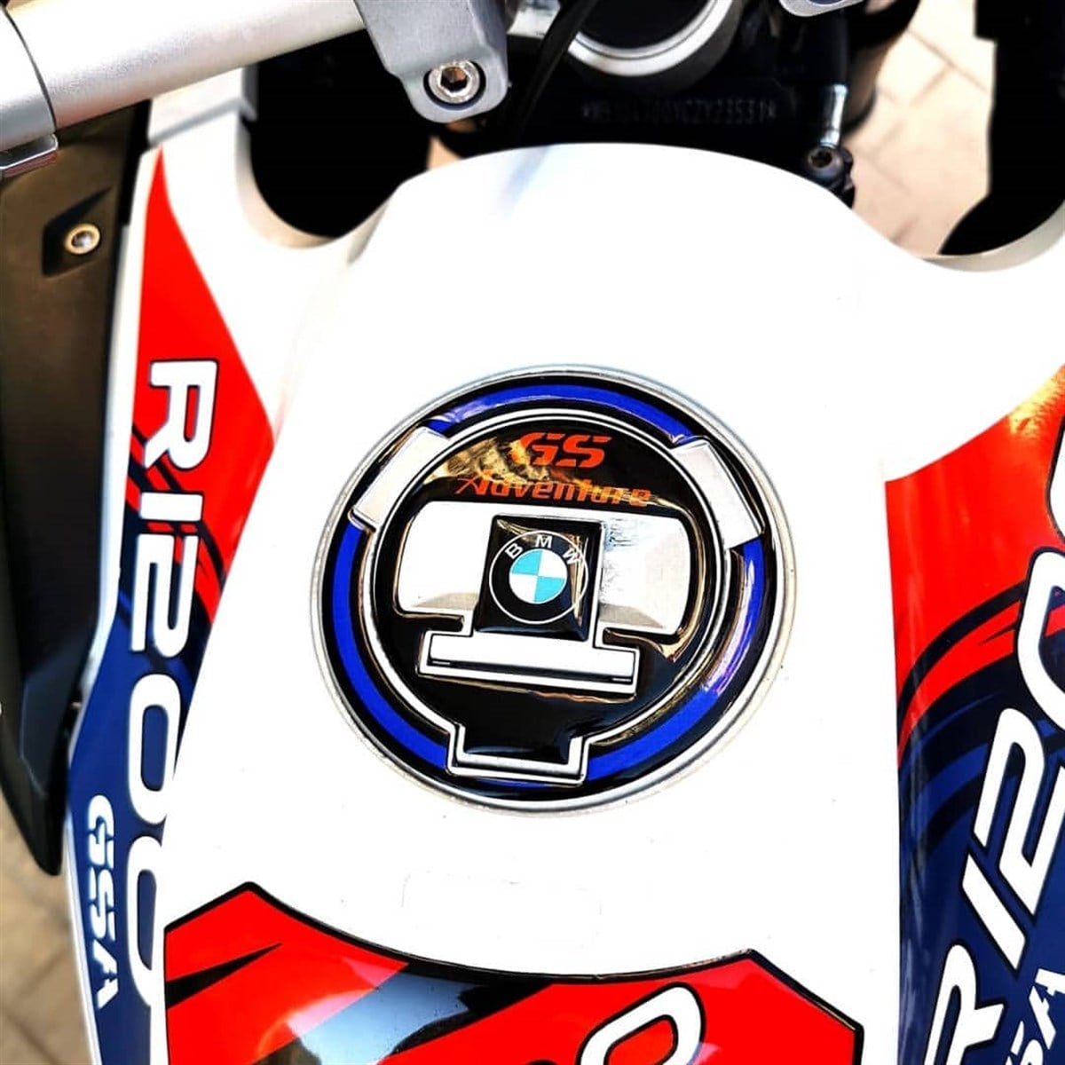 BMW R1200 GS Logolu Tank Pad Damla Sticker Etiket Modeli