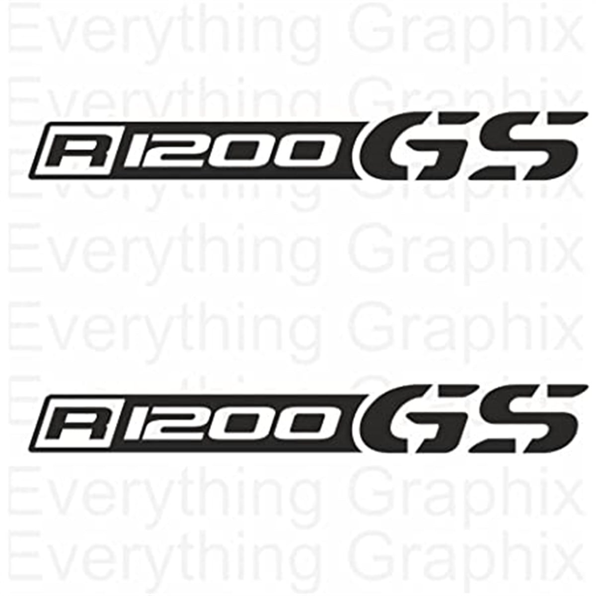 BMW R1200 GS Sticker Etiket Modeli