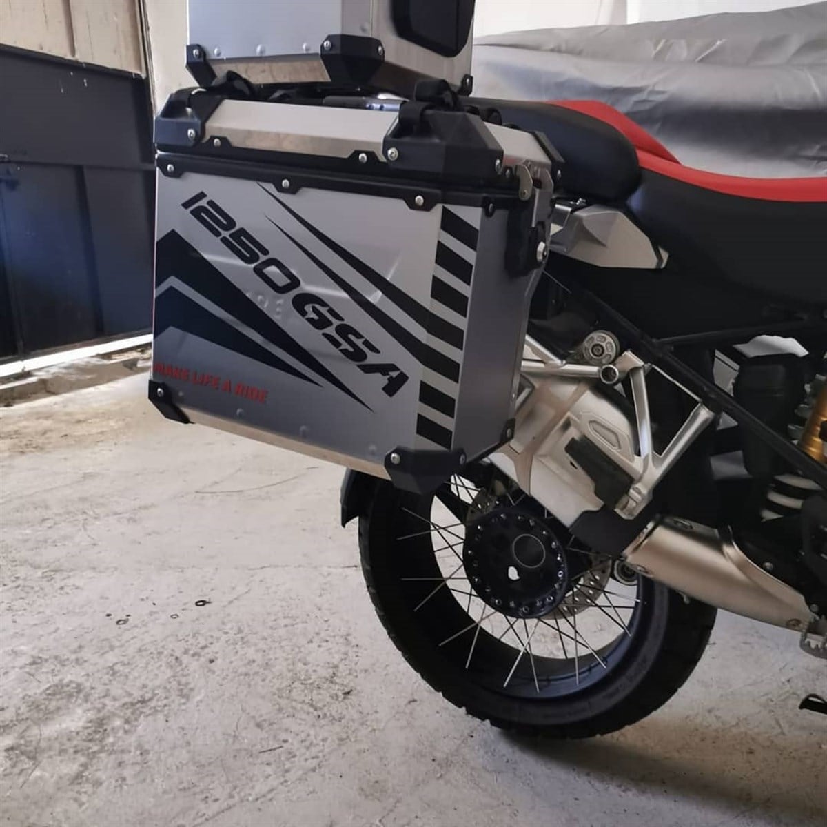BMW R1250 GS Çanta Sticker Etiket Modeli