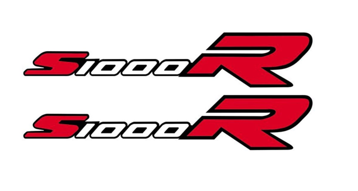 BMW S1000RR Yazılı Sticker Etiket Modeli 2