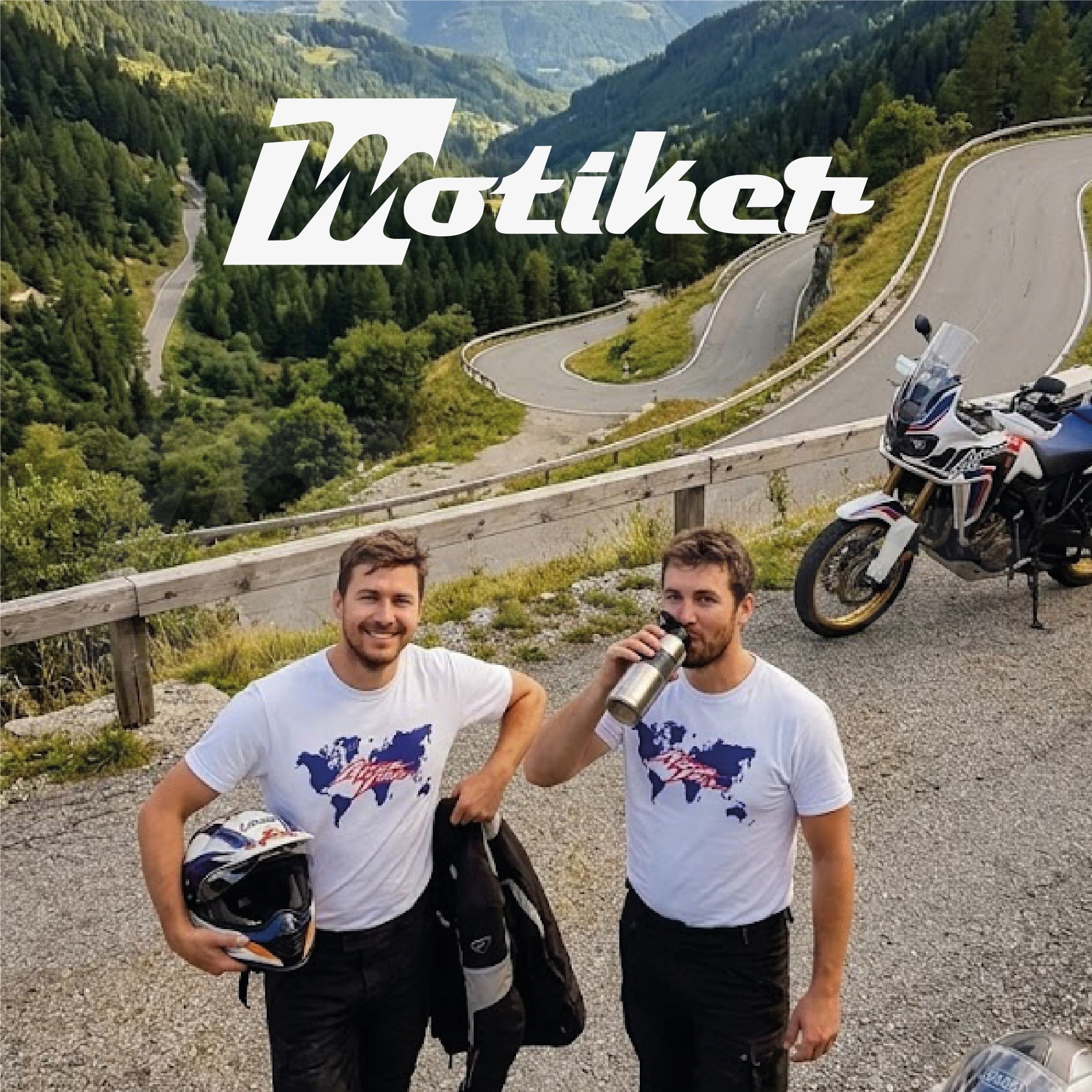Honda Africa Twin Baskılı Tshirt Modeli 2