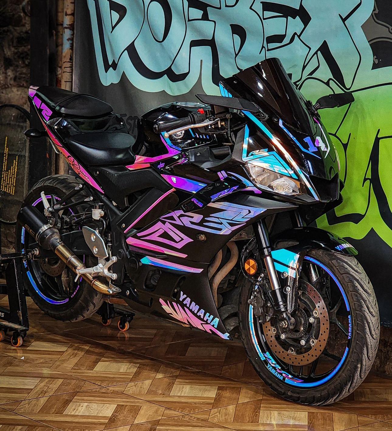 Yamaha YZF R25 -R3 Hologram Full Set Tasarımı Sticker Model