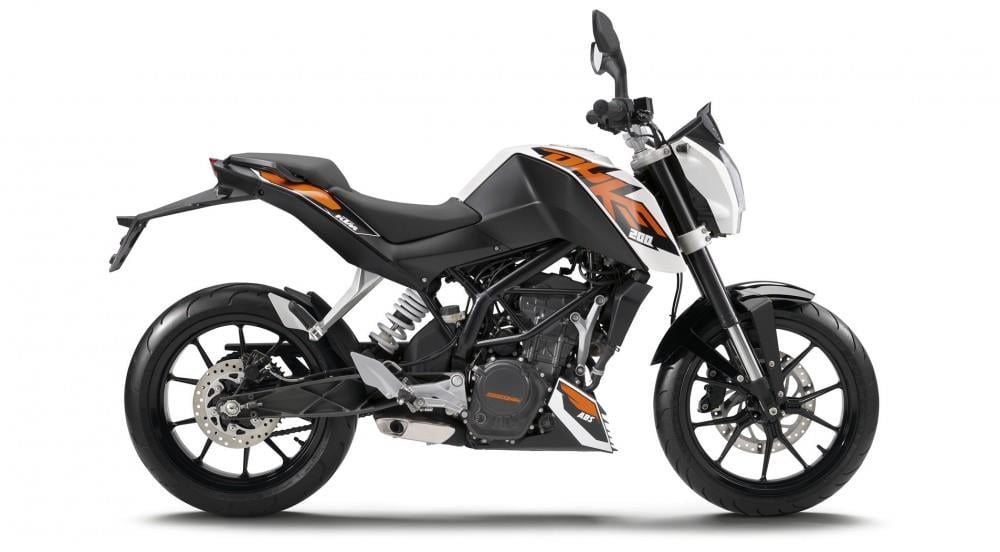 KTM Duke 200 Orjinal Tasarım Ön Grenaj ve Arka Kuyruk Sticker Modeli Turuncu