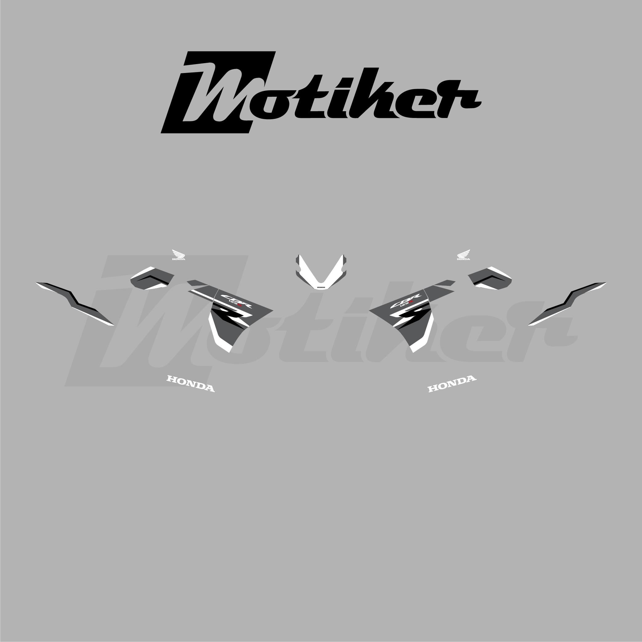 HONDA CBR 125R-RR Tasarım Motosiklet Sticker Model 2