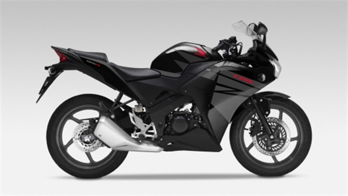 Cbr125R 2013 Siyah Sol Grenaj Sticker