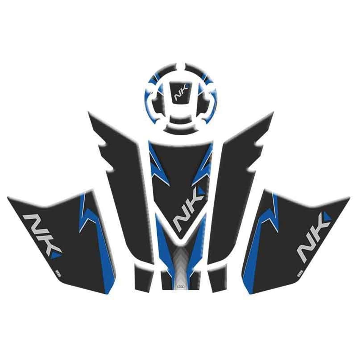 CF Moto 250NK Runarte Mavi Yeni Kasa Tank Pad Set Sticker Model