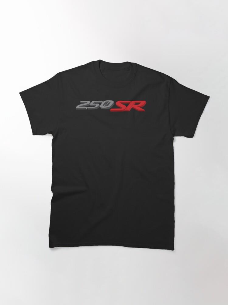 CF MOTO 250SR Gri Kırmızı Logolu Tshirt Modeli