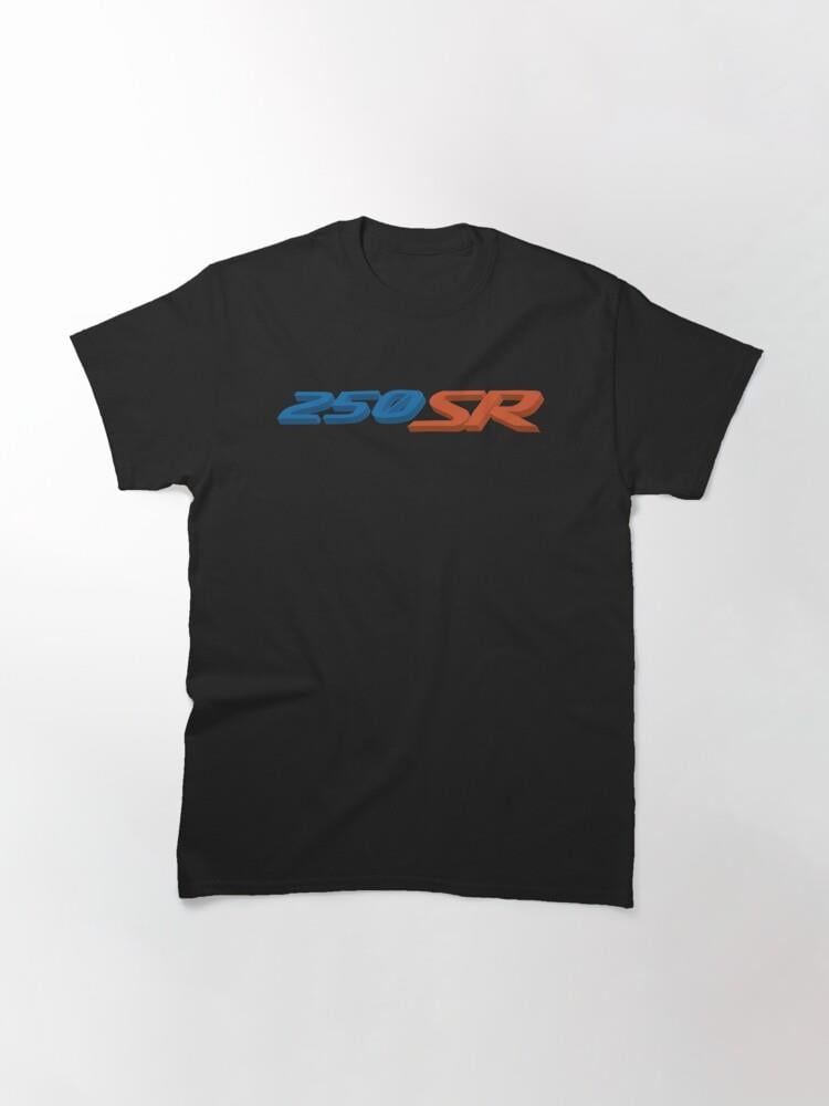 CF MOTO 250SR Mavi Turuncu Logolu Tshirt Modeli