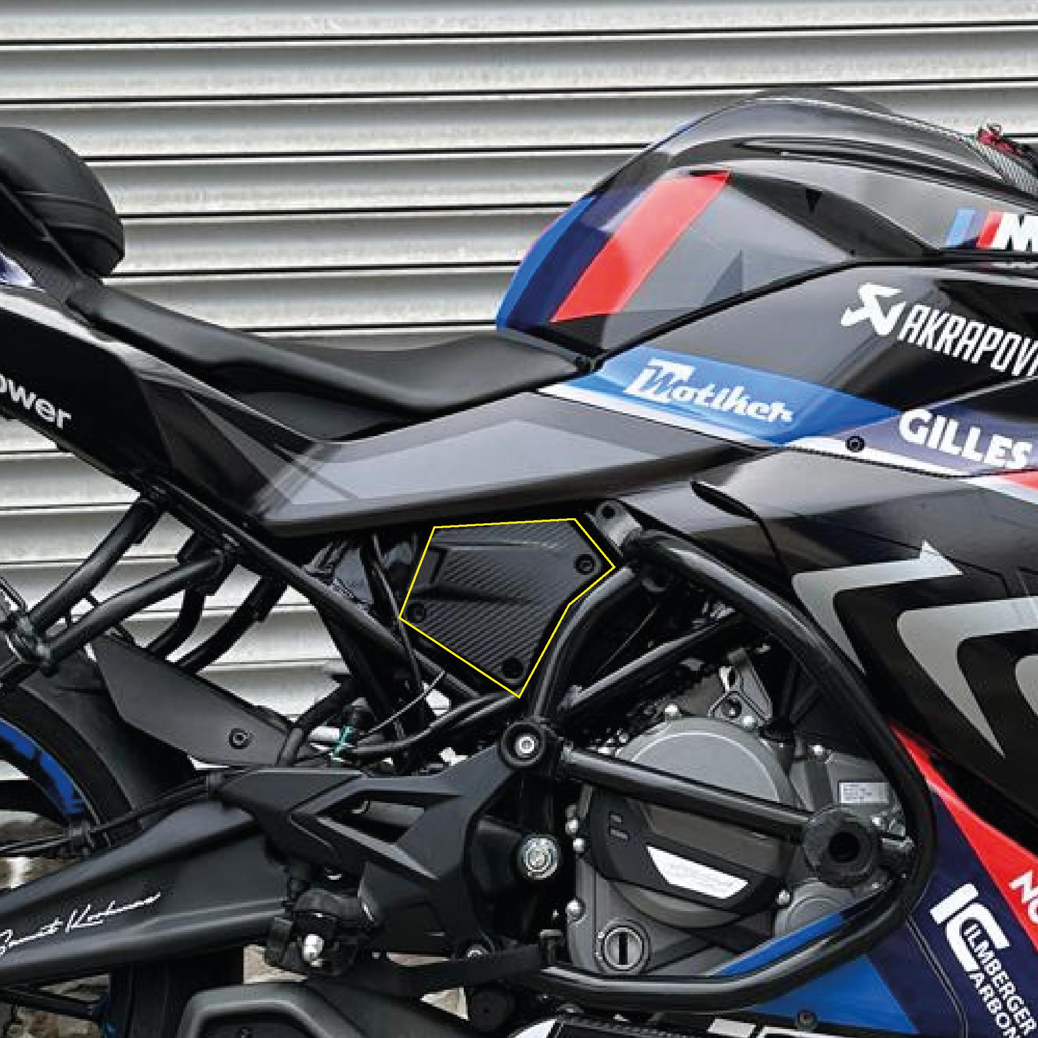 250SRCF MOTO 250SR ORTA KAPAK SAĞ SOL KARBON STİCKER