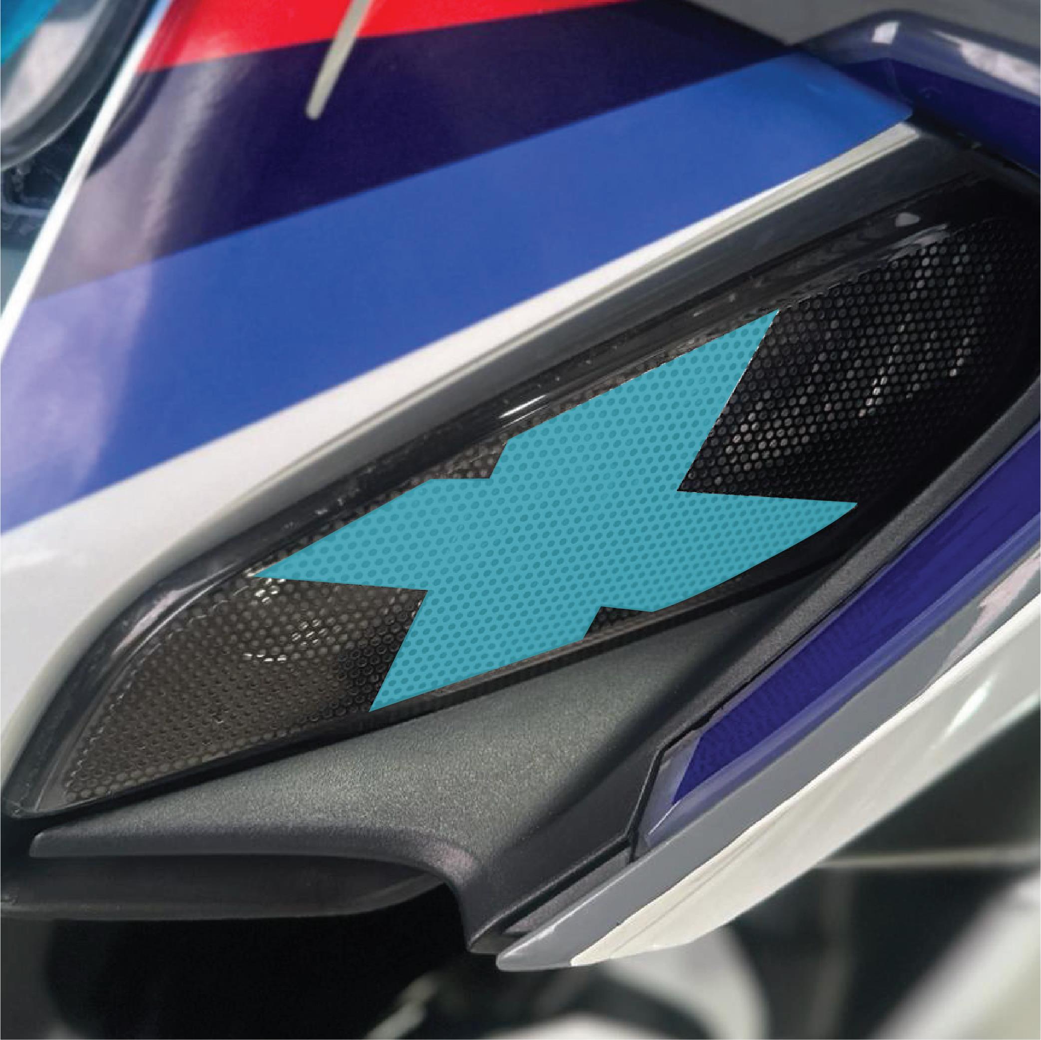 250SRCF Moto 250Sr X Far Sticker Etiket Model Mavi