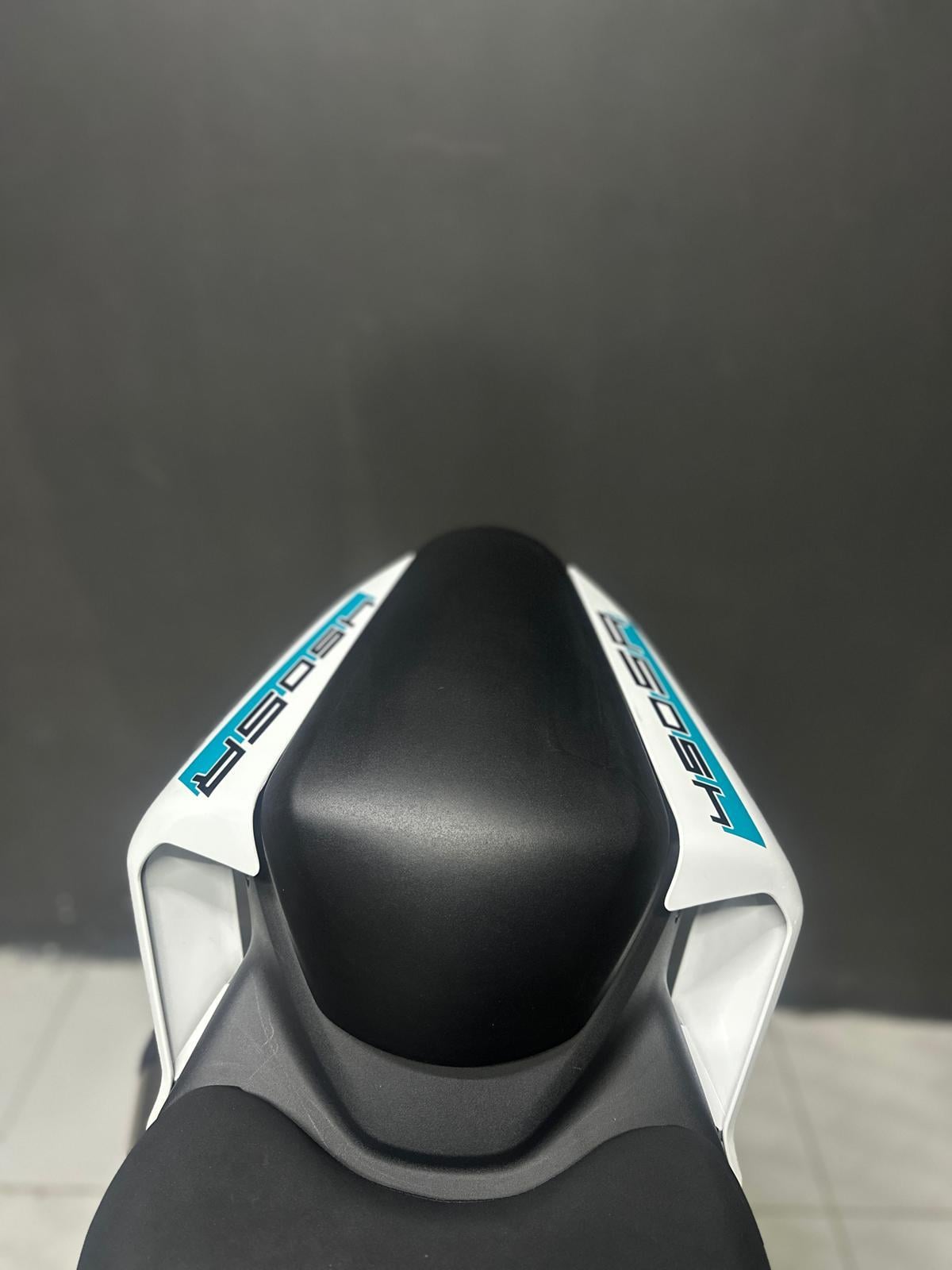 450SRCF Moto 450SR Kuyruk Sticker Etiket Modeli Turkuaz Siyah