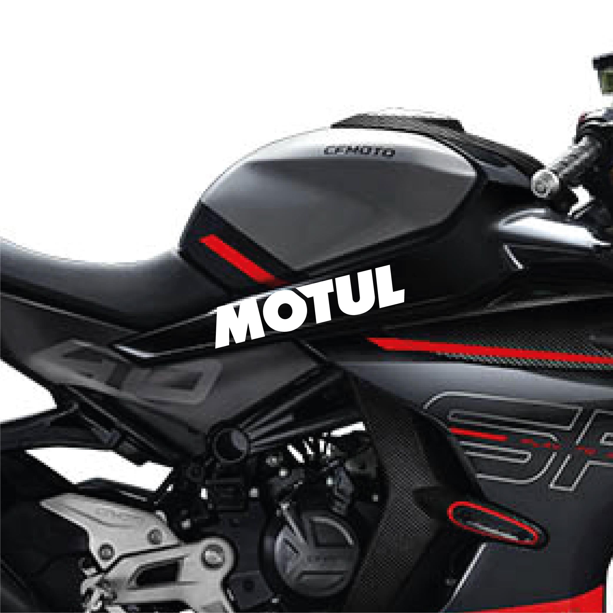 450SRCF MOTO 450SR Motul Orta Şase Tasarım Motosiklet Sticker Etiket Modeli Beyaz