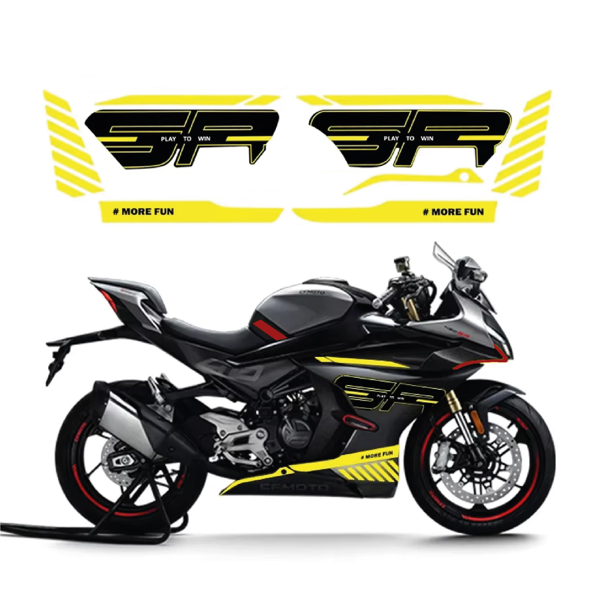 450SRCF MOTO 450SR Sarı Orijinal Takım Sticker