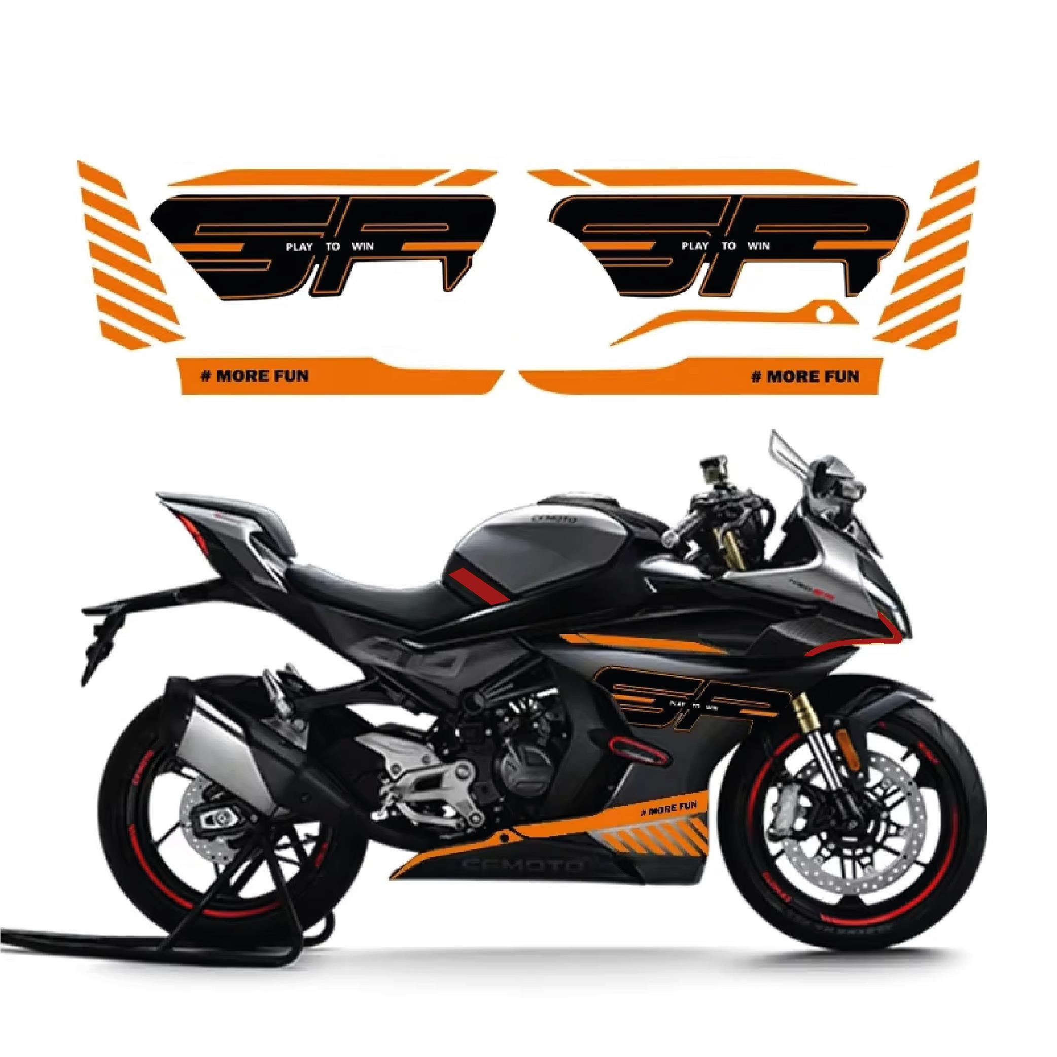 450SRCF MOTO 450SR Turuncu Orijinal Takım Sticker