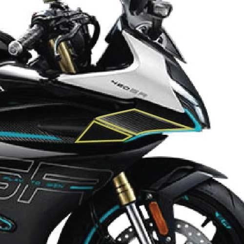 450SRCF MOTO 450SR Yan Kanat Karbon Üzeri Sticker Koruma - Karbon Desen