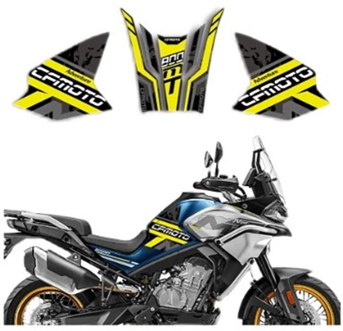 CF MOTO MT800 Tank Pad Sticker Etiket Model