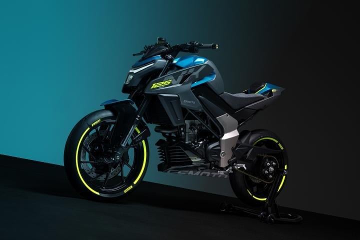 CF MOTO NK125 2024 MODEL TURKUAZ NEON YEŞİL (SARI) MOTOSIKLET STICKER ETIKET MODELI