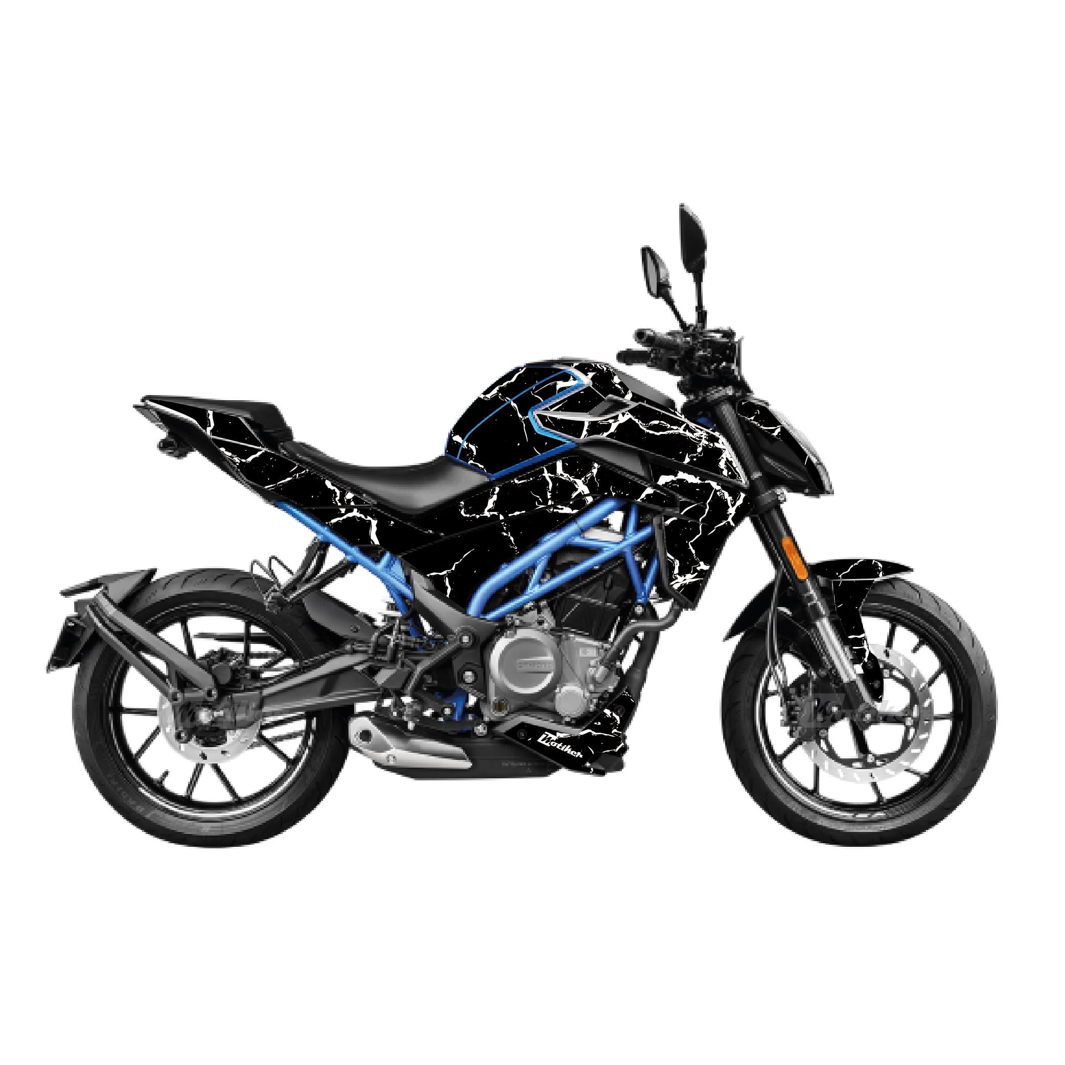250 NKCF MOTO NK250 Beyaz Parçalı Kaplama Sticker Etiket Modeli  2023 2.Kasa Uyumlu 