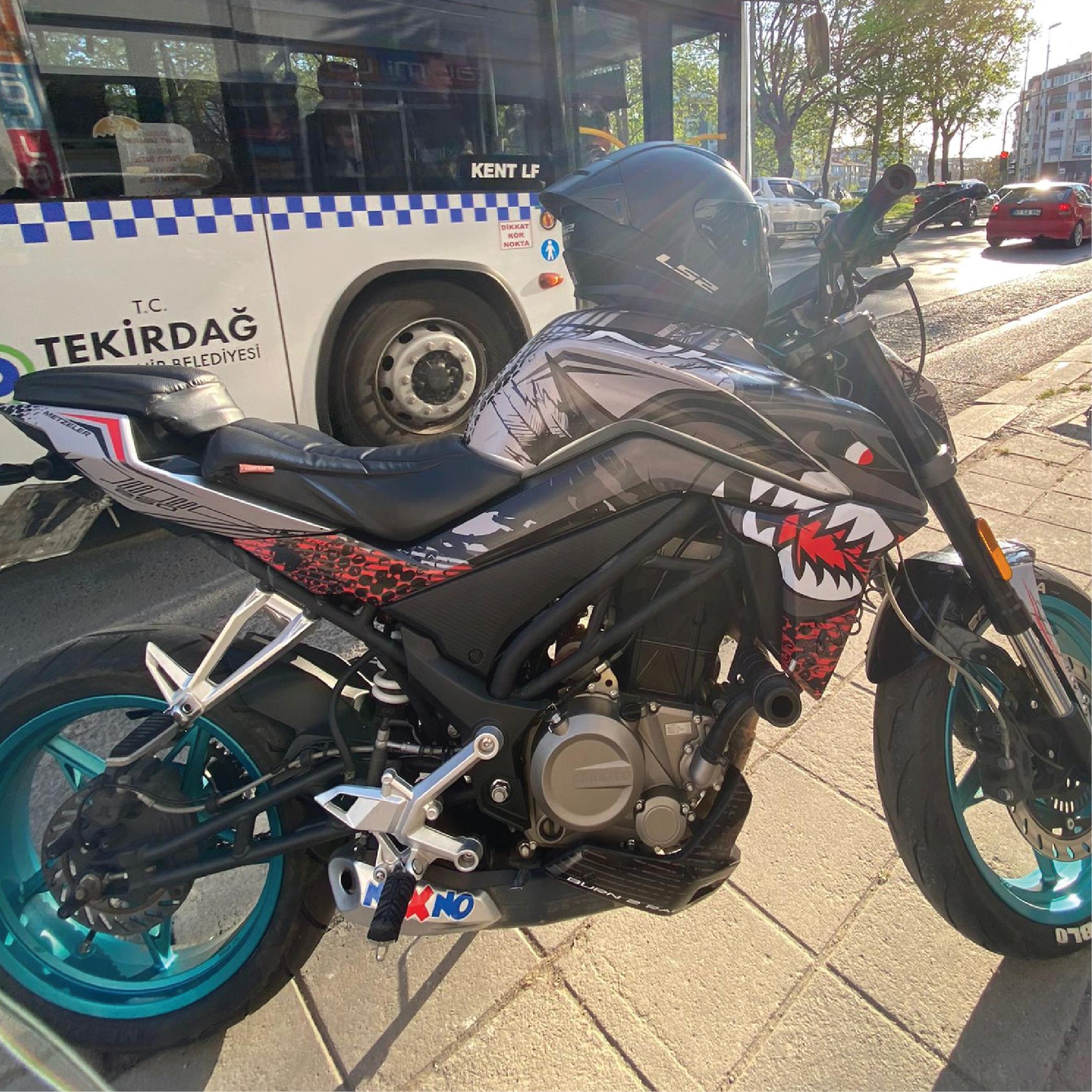 CF MOTOCF Moto NK250 Gri Kırmızı Shark Köpek Balığı Parça Sticker Etiket Kaplama Modeli