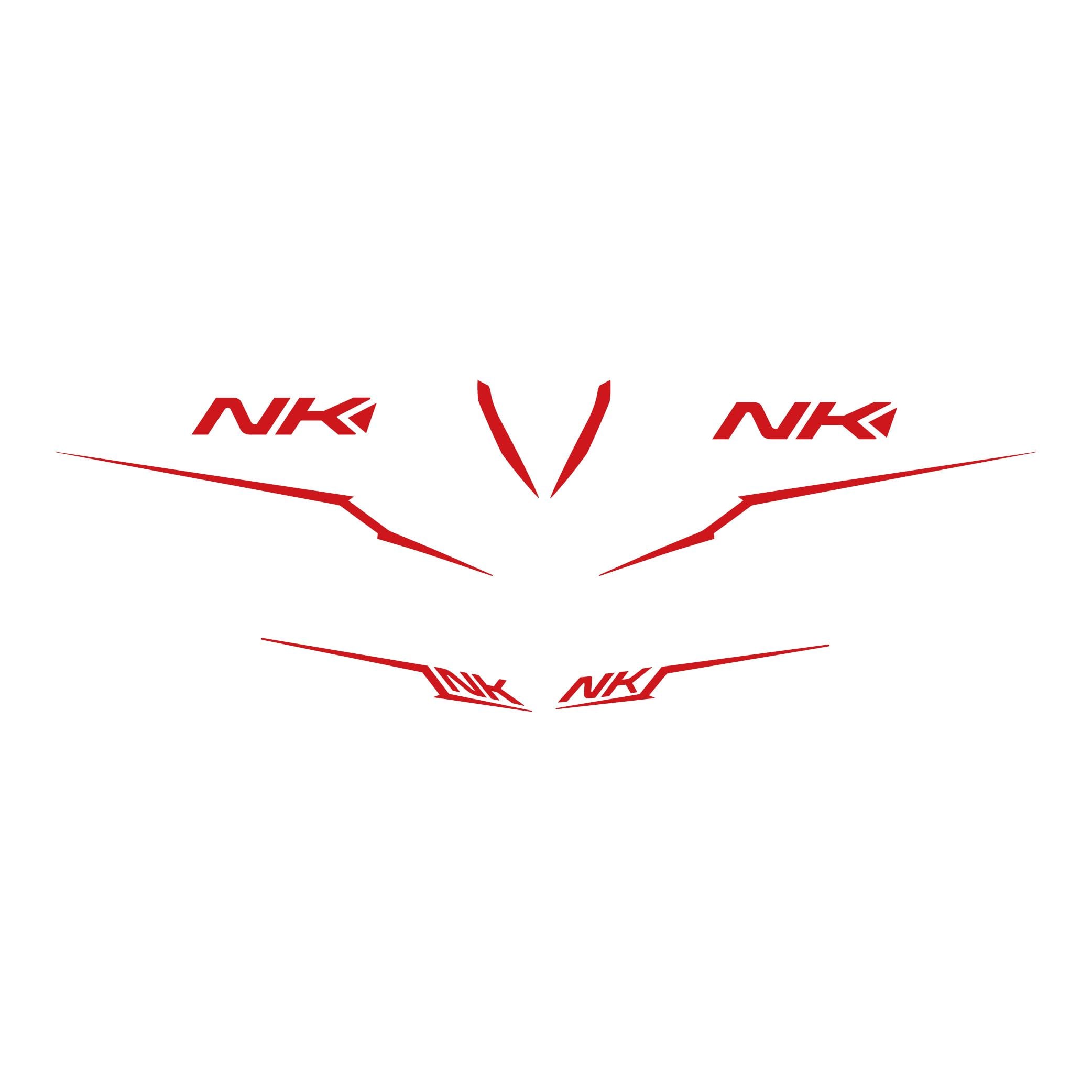 250 NKCF MOTO NK250 Kırmızı Orjinal Sticker Etiket Modeli 2022-2024 Model 