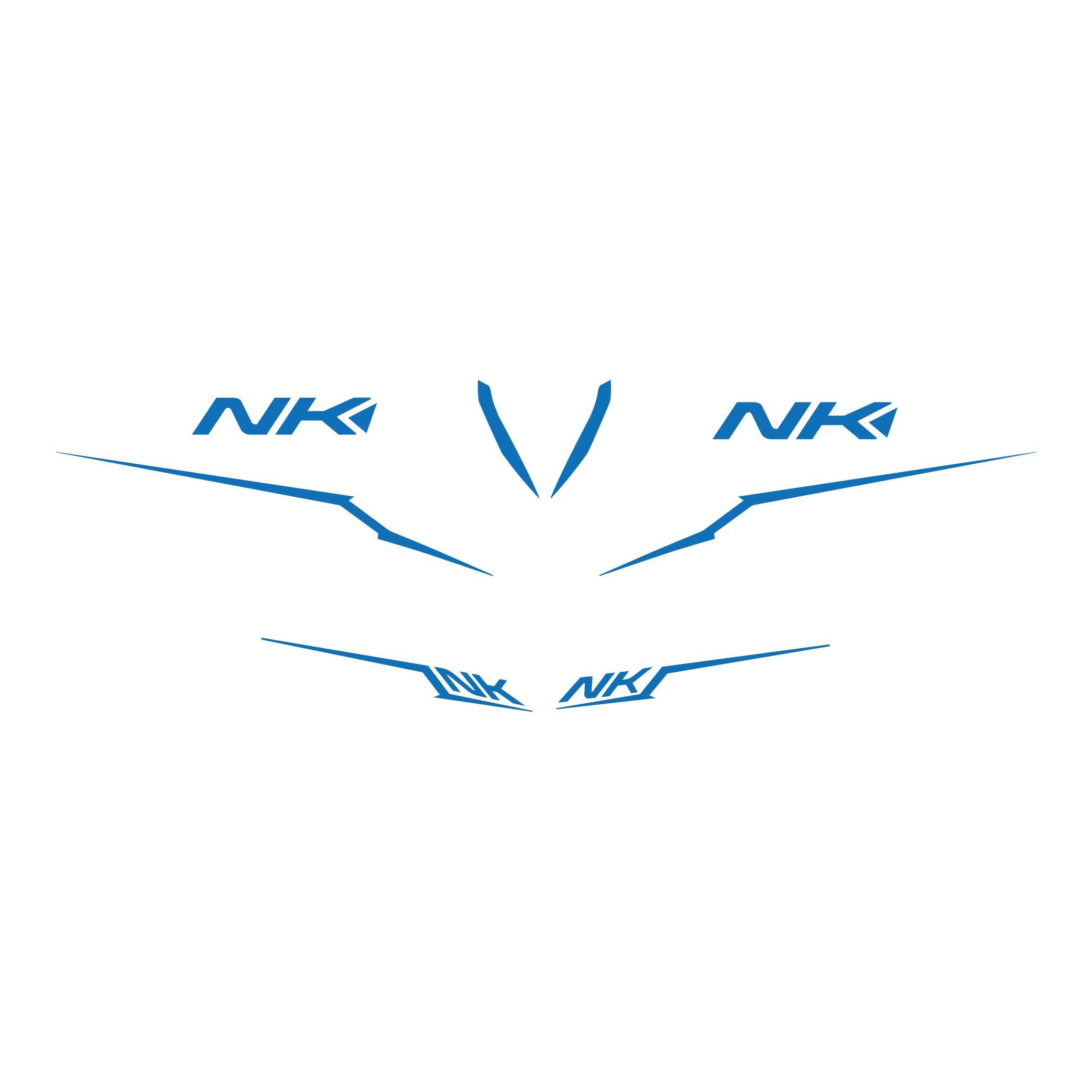 250 NKCF MOTO NK250 Mavi Orjinal Sticker Etiket Modeli 2022-2024 Model 