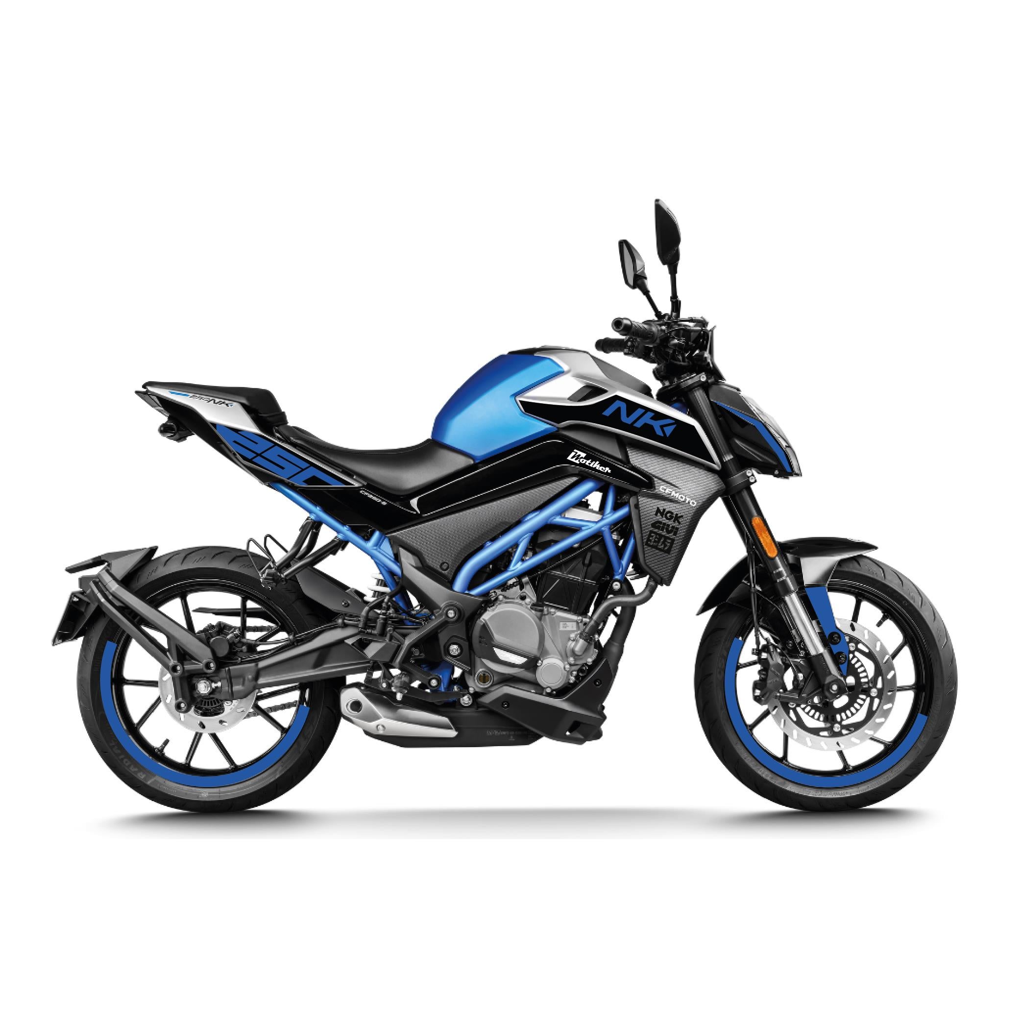 250 NKCF MOTO NK250 MAVİ STICKER ETIKET TAKIM STICKER ETIKET MODELI