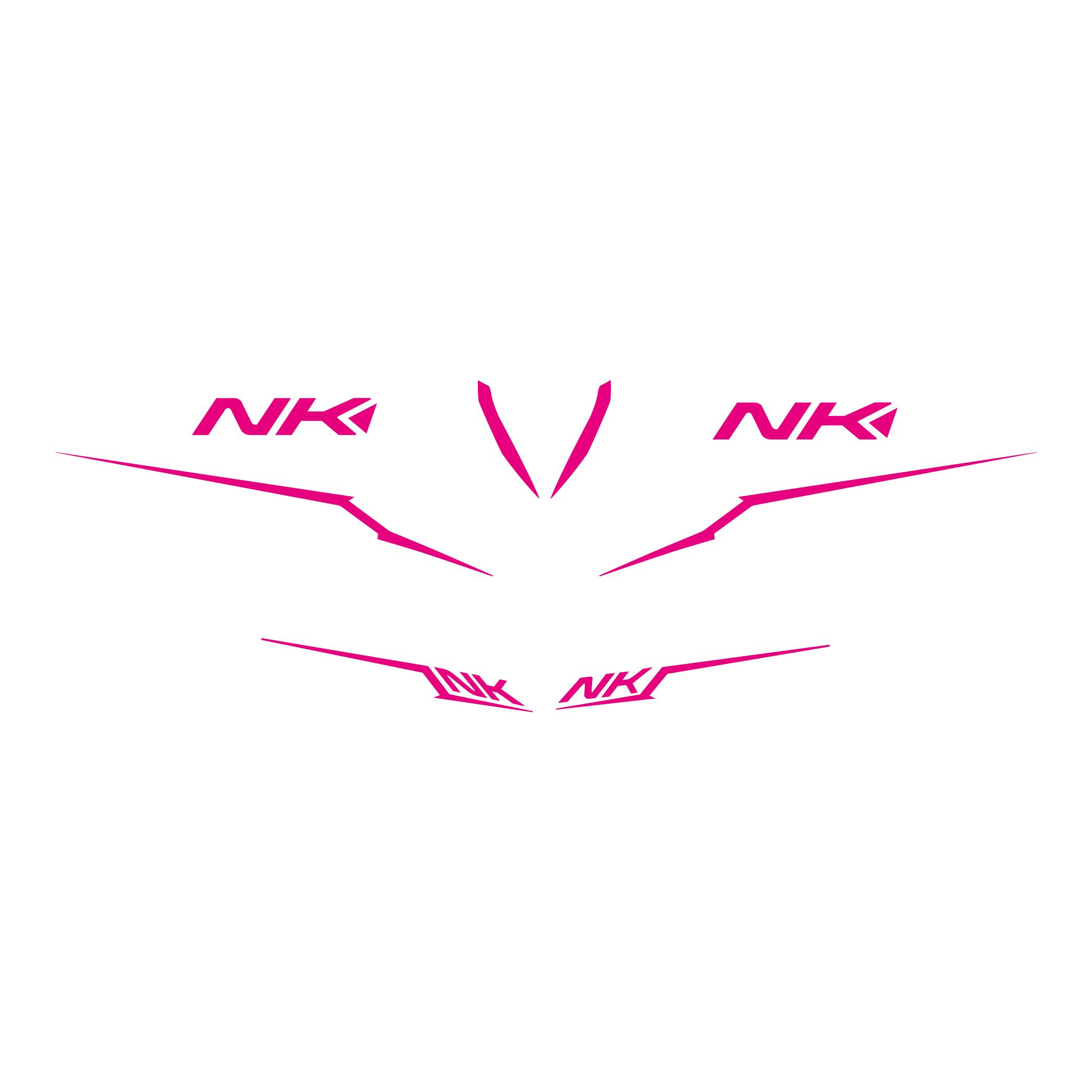 250 NKCF MOTO NK250 Pembe Orjinal Sticker Etiket Modeli 2022-2024 Model 