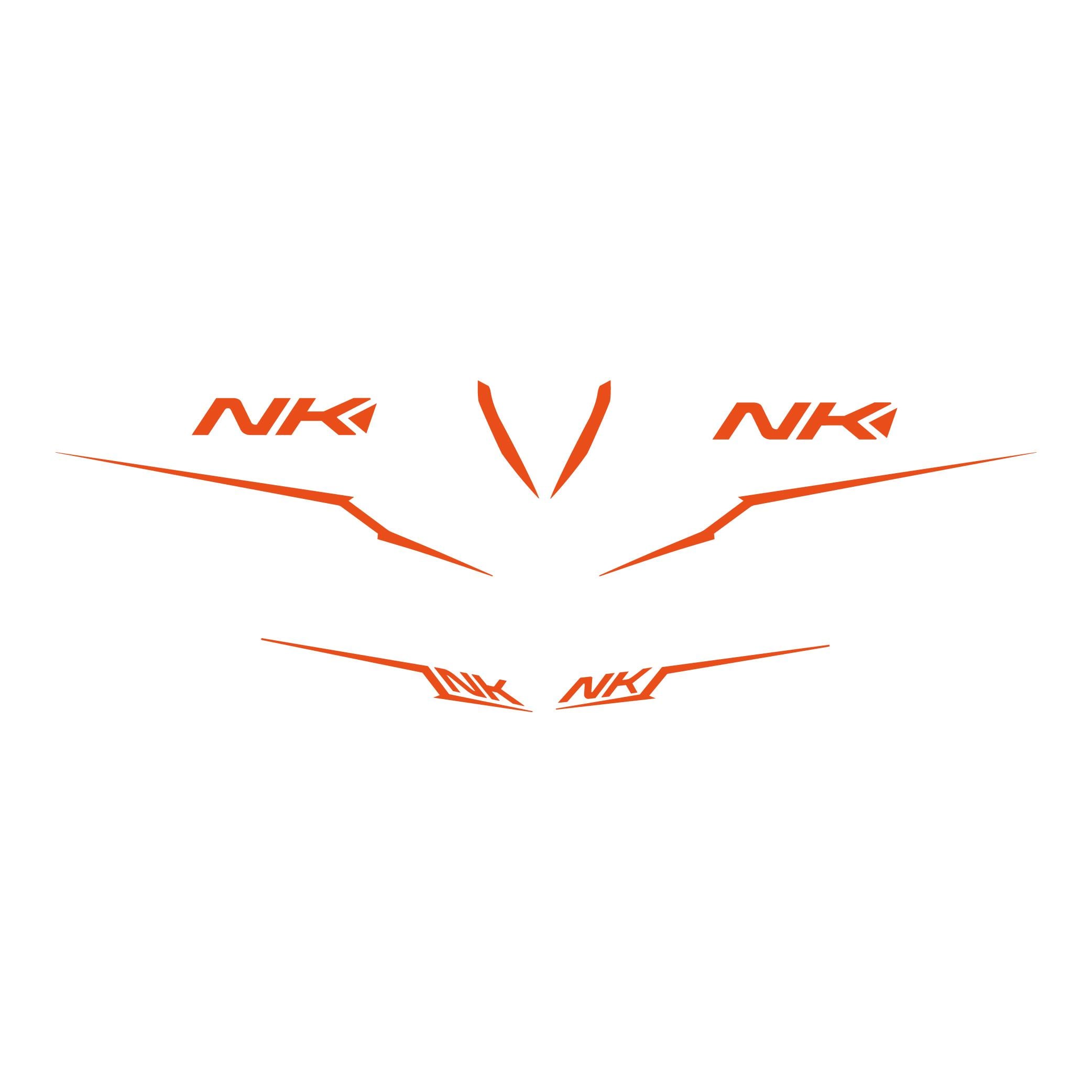 250 NKCF MOTO NK250 Turuncu Orjinal Sticker Etiket Modeli 2022-2024 Model 