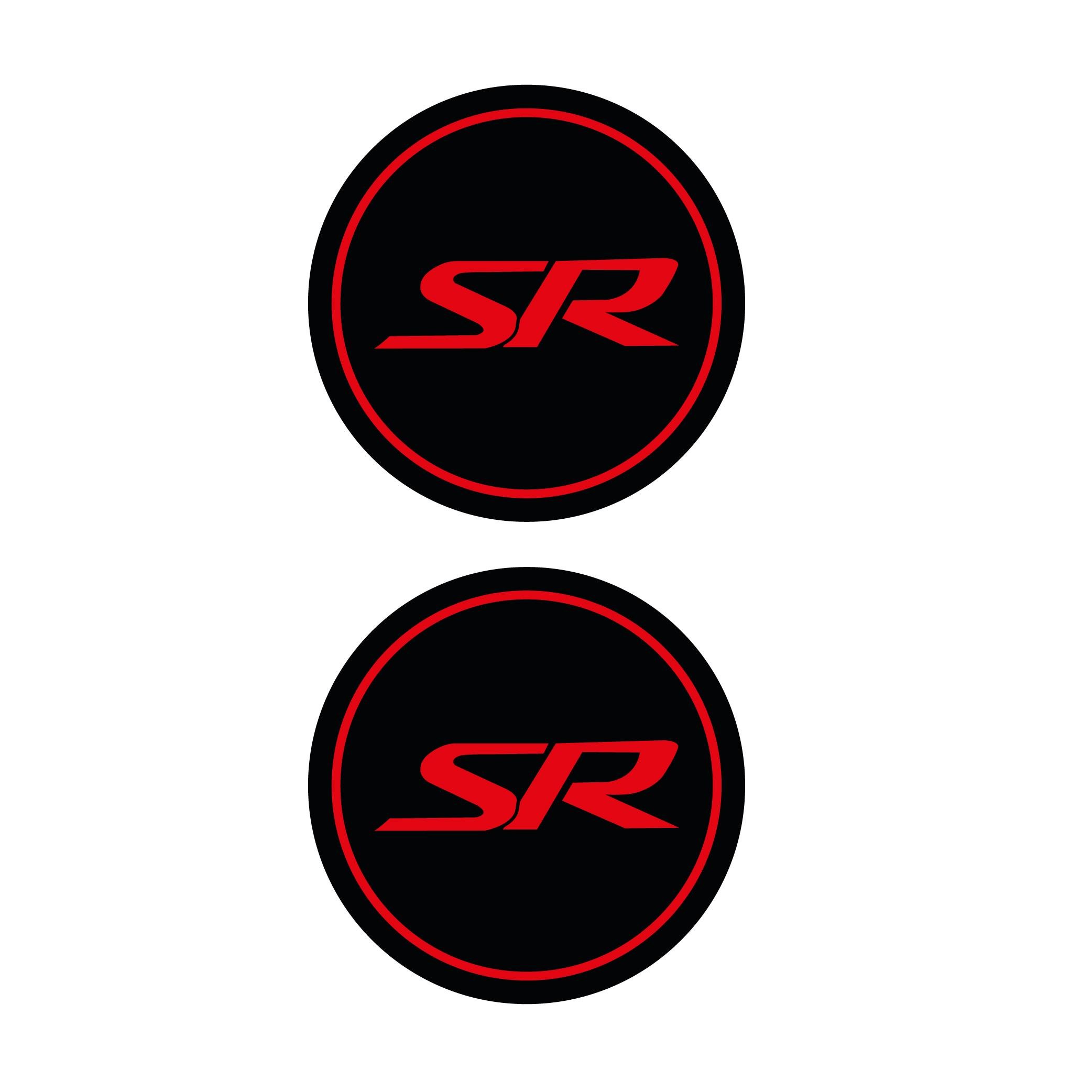 Takoz Damla StickerCf Moto SR Yazılı Koruma Takozu Motosiklet Damla Sticker Modeli Kırmızı 