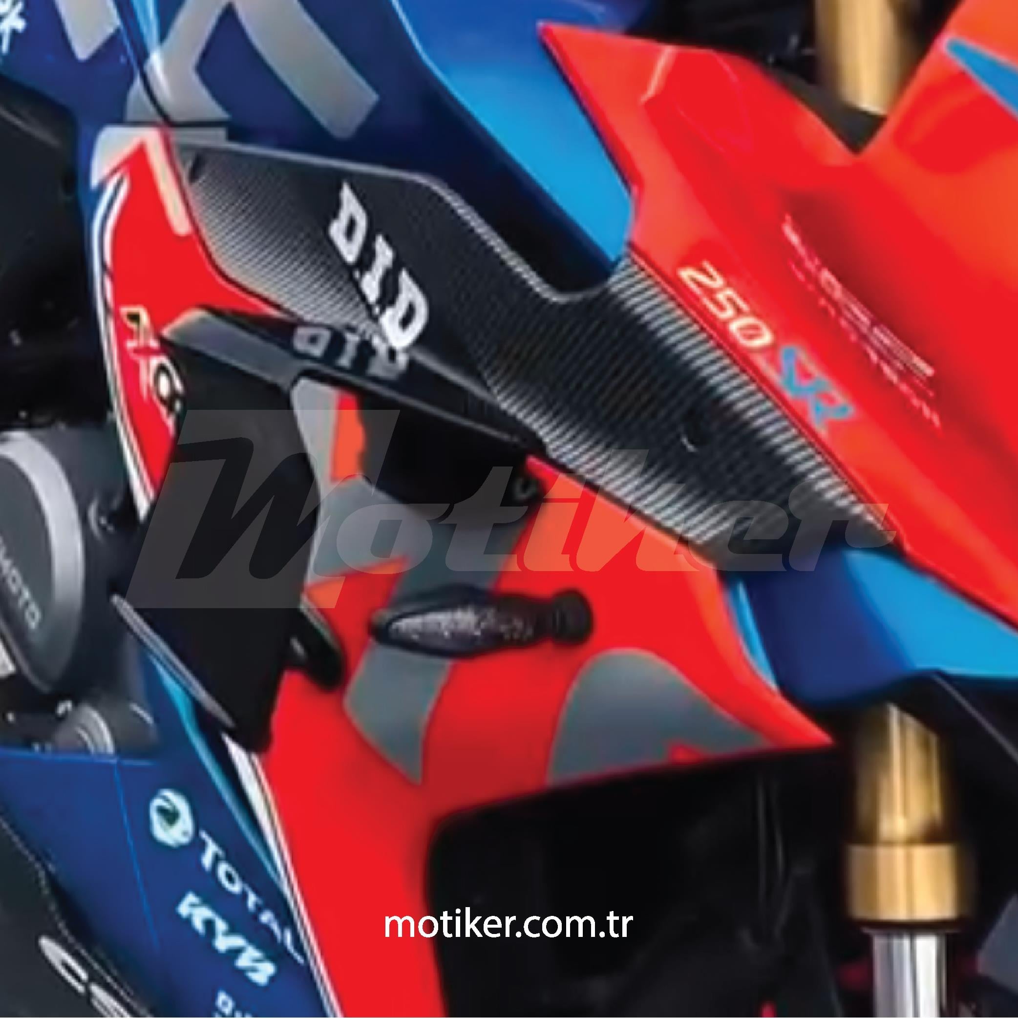 3D AksesuarCF Moto SR250 Winglet Aksesuar Boyasız 3D Baskı 