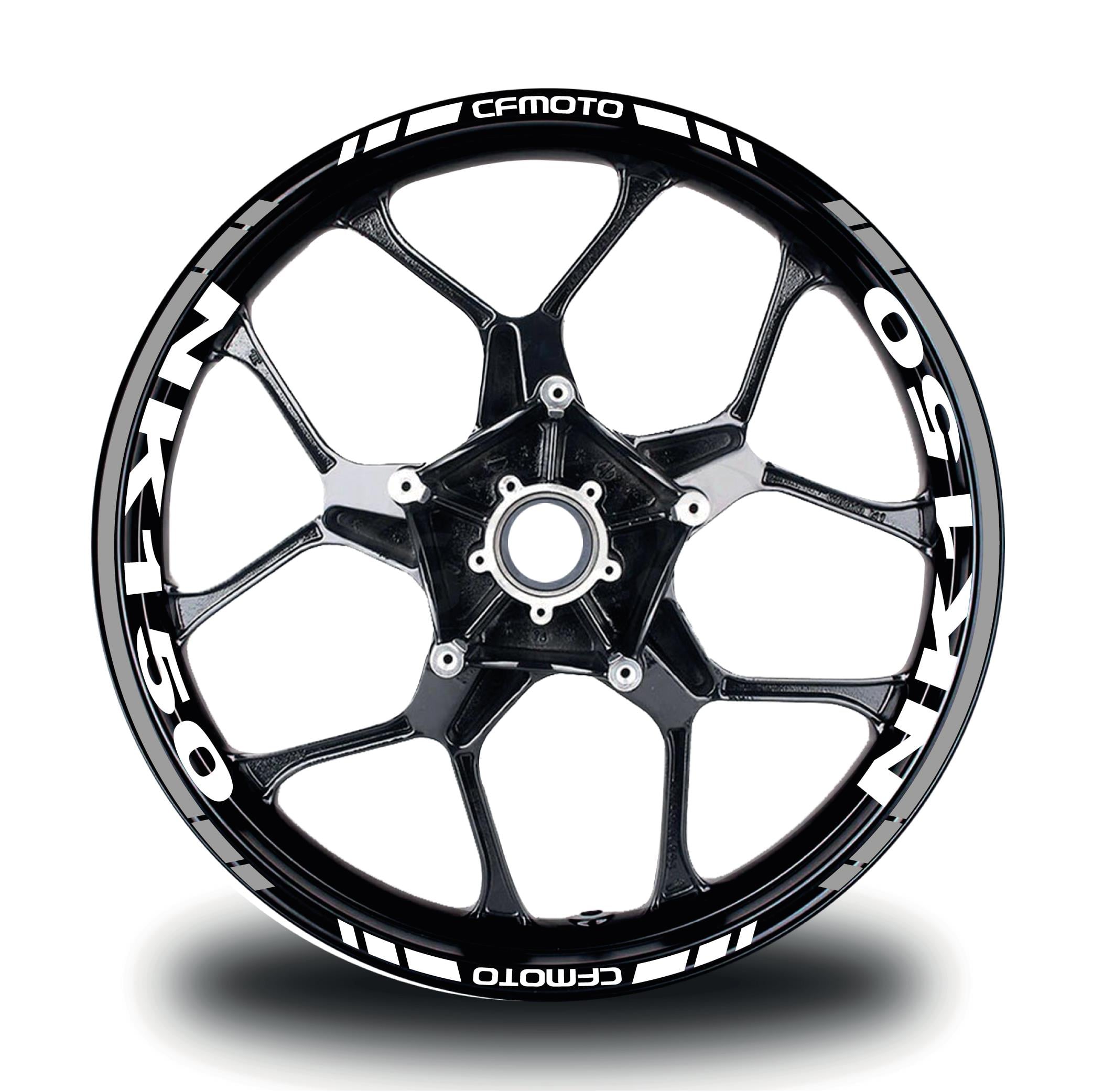 150 NKCFMOTO 150NK Takım Jant Sticker Etiket Modeli Gri Renk