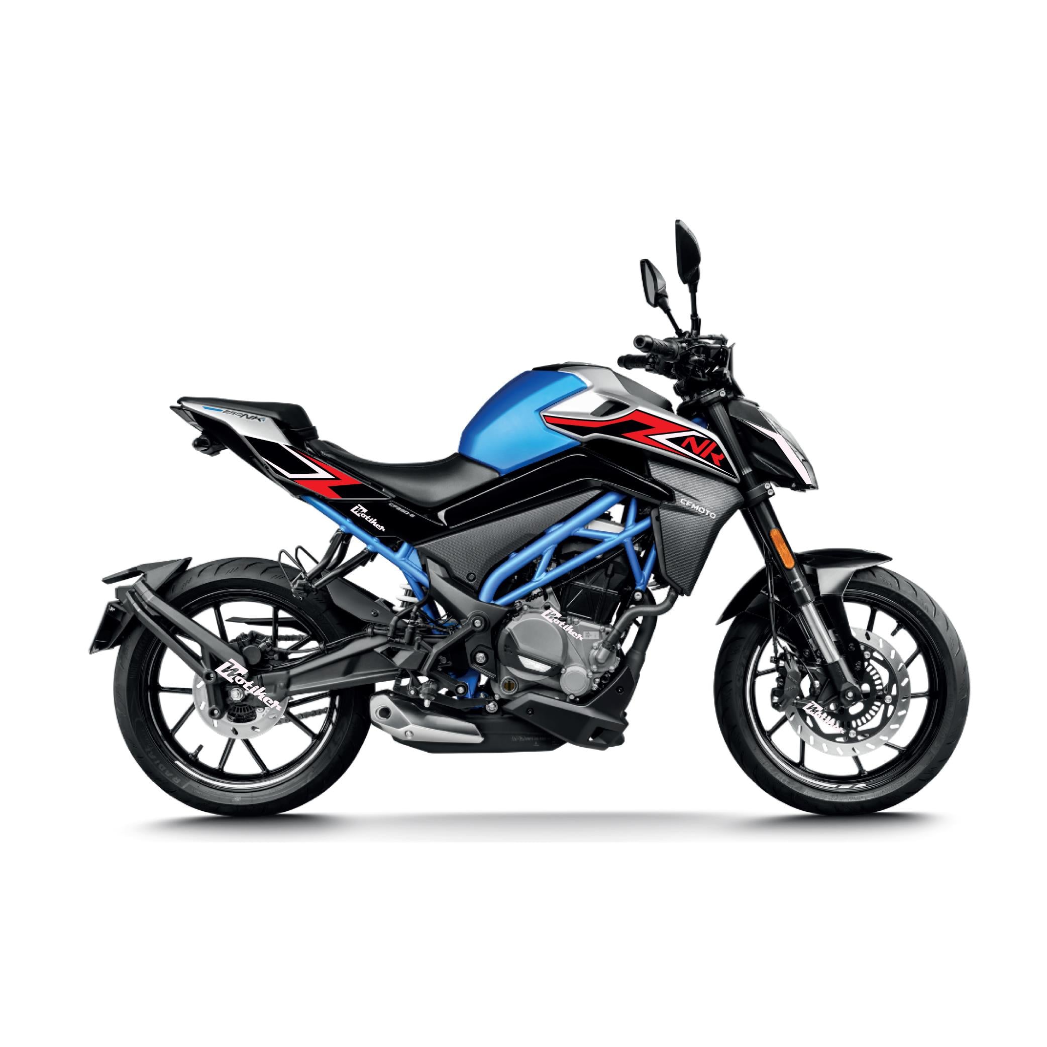 250 NKCFMOTO 250 NK Lightning Tasarım Motosiklet Sticker Etiket Modeli Kırmızı