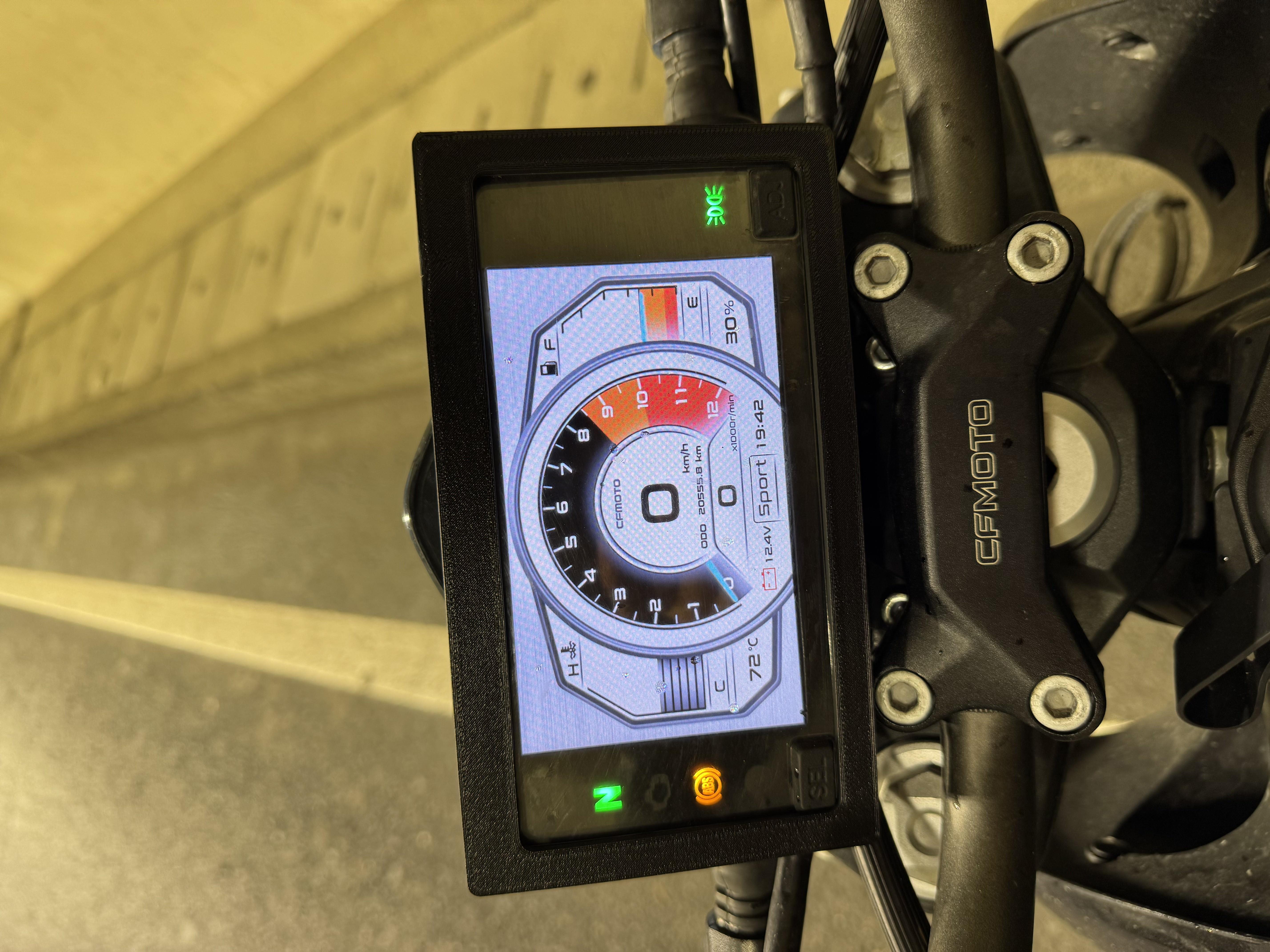 250 NKCFMOTO 250NK 2017-2022 Model Uyumlu 3D Ekran Koruma Kılıfı Model 1