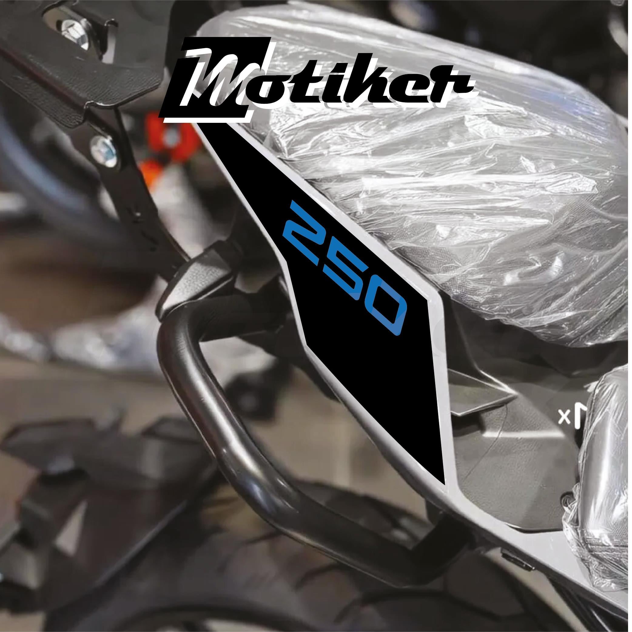 250 NKCFMOTO 250NK 2018 / 2025 ARKA KUYRUK STICKER MODEL 4 MAVİ RENK