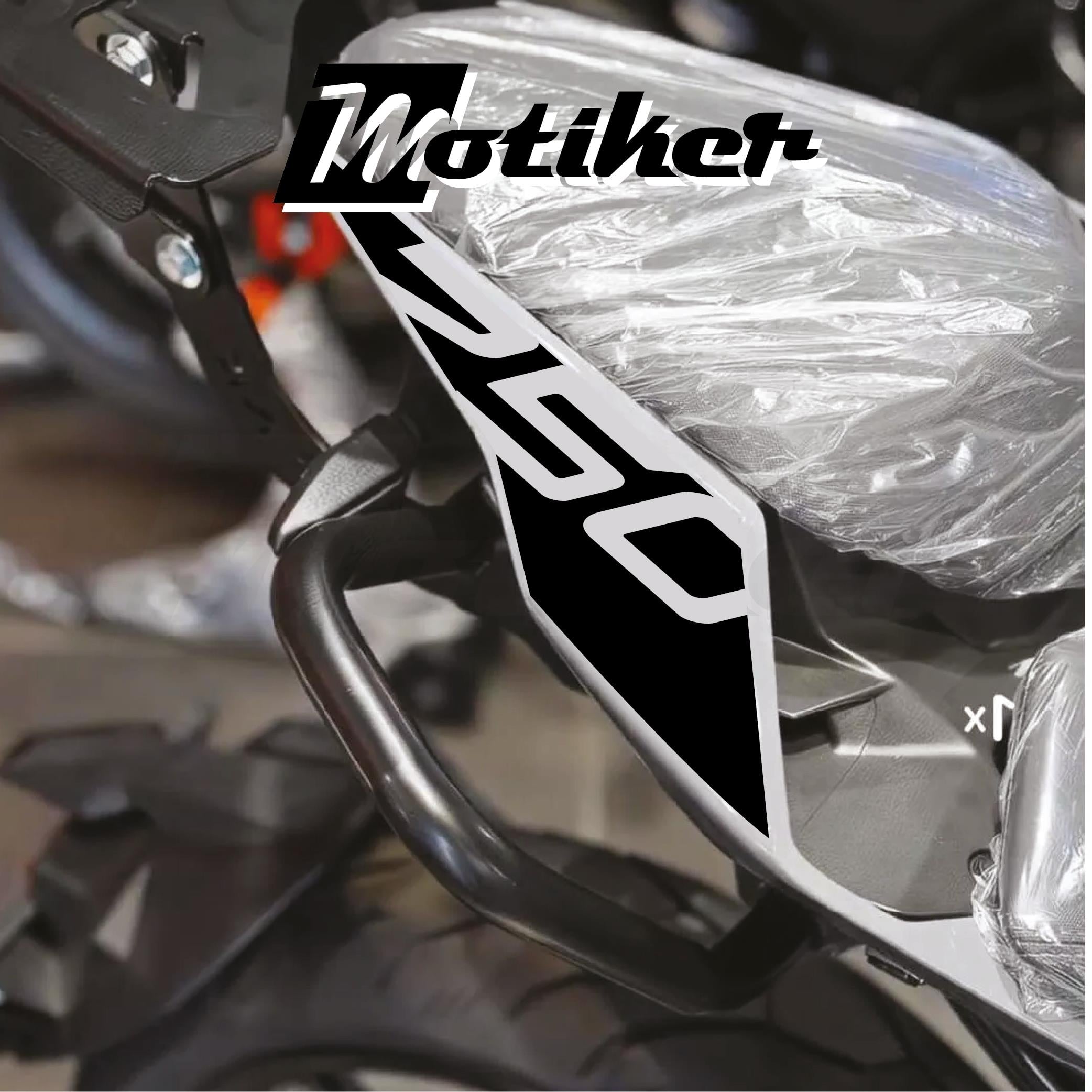 250 NKCFMOTO 250NK ARKA KUYRUK STICKER MODEL 1 SİYAH  RENK