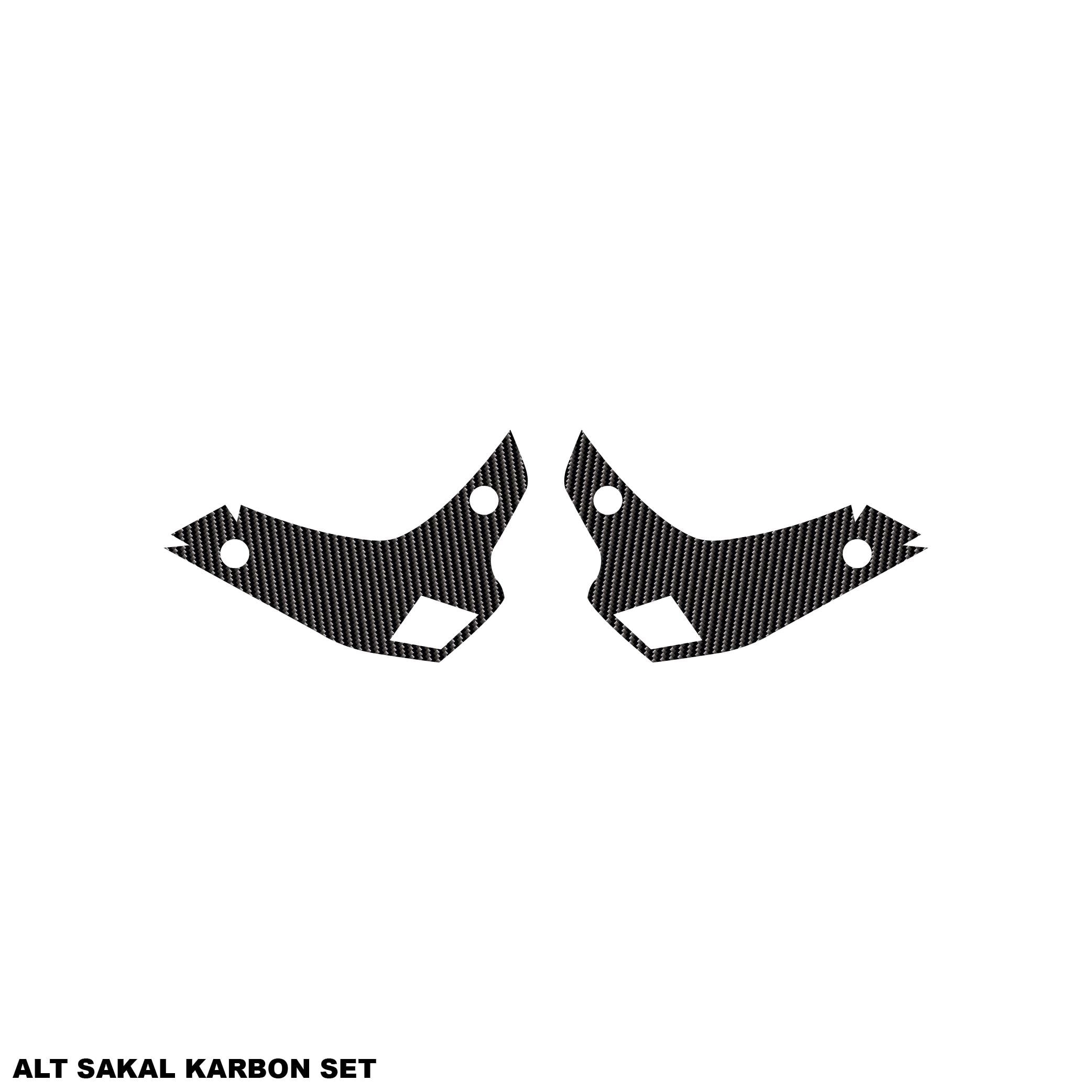 250 NKCFMOTO 250NK KARBON STICKER SET ALT SAKAL PARÇALI KAPLAMA ETİKET MODELİ