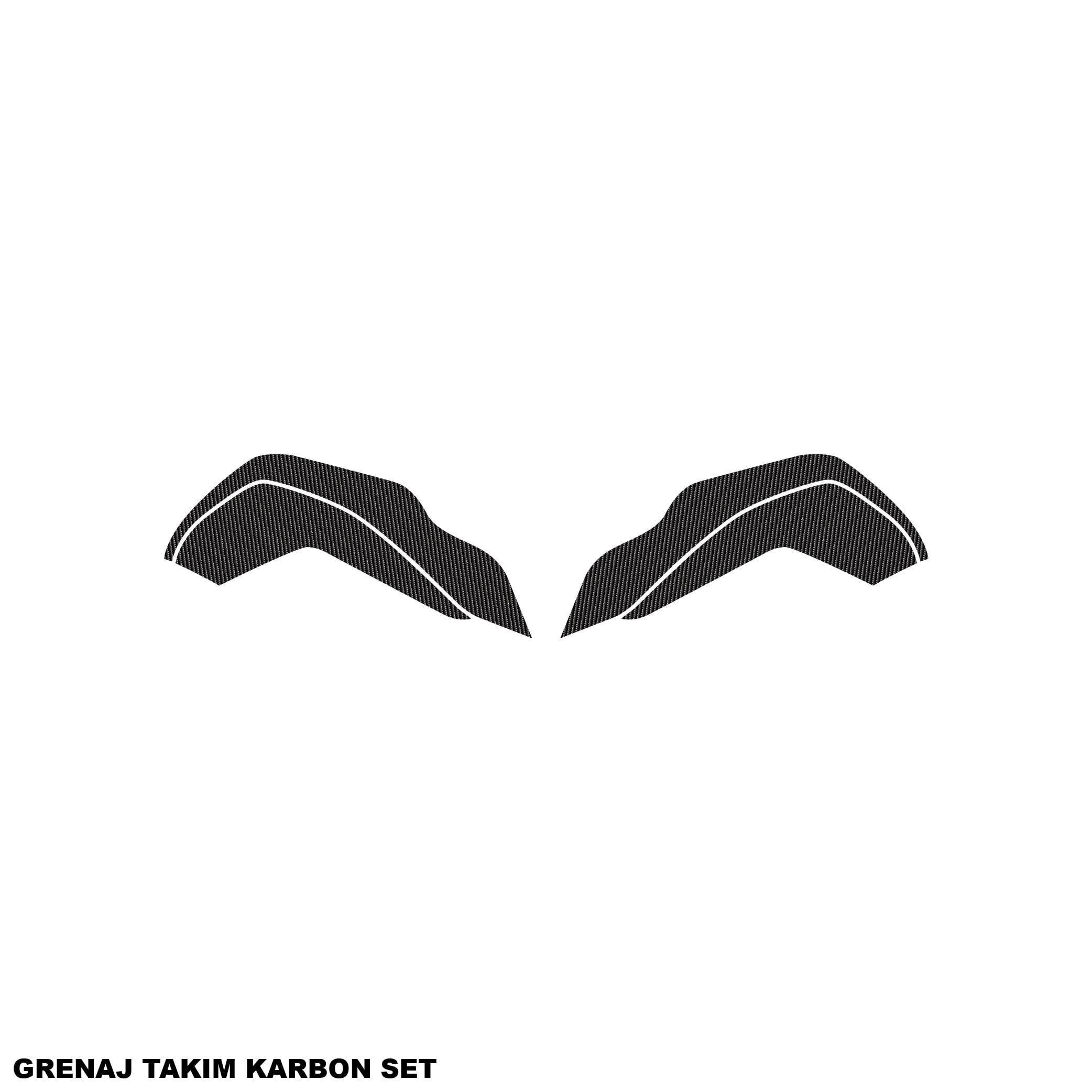 250 NKCFMOTO 250NK KARBON STICKER SET GRENAJ TAKIM PARÇALI KAPLAMA ETİKET MODELİ
