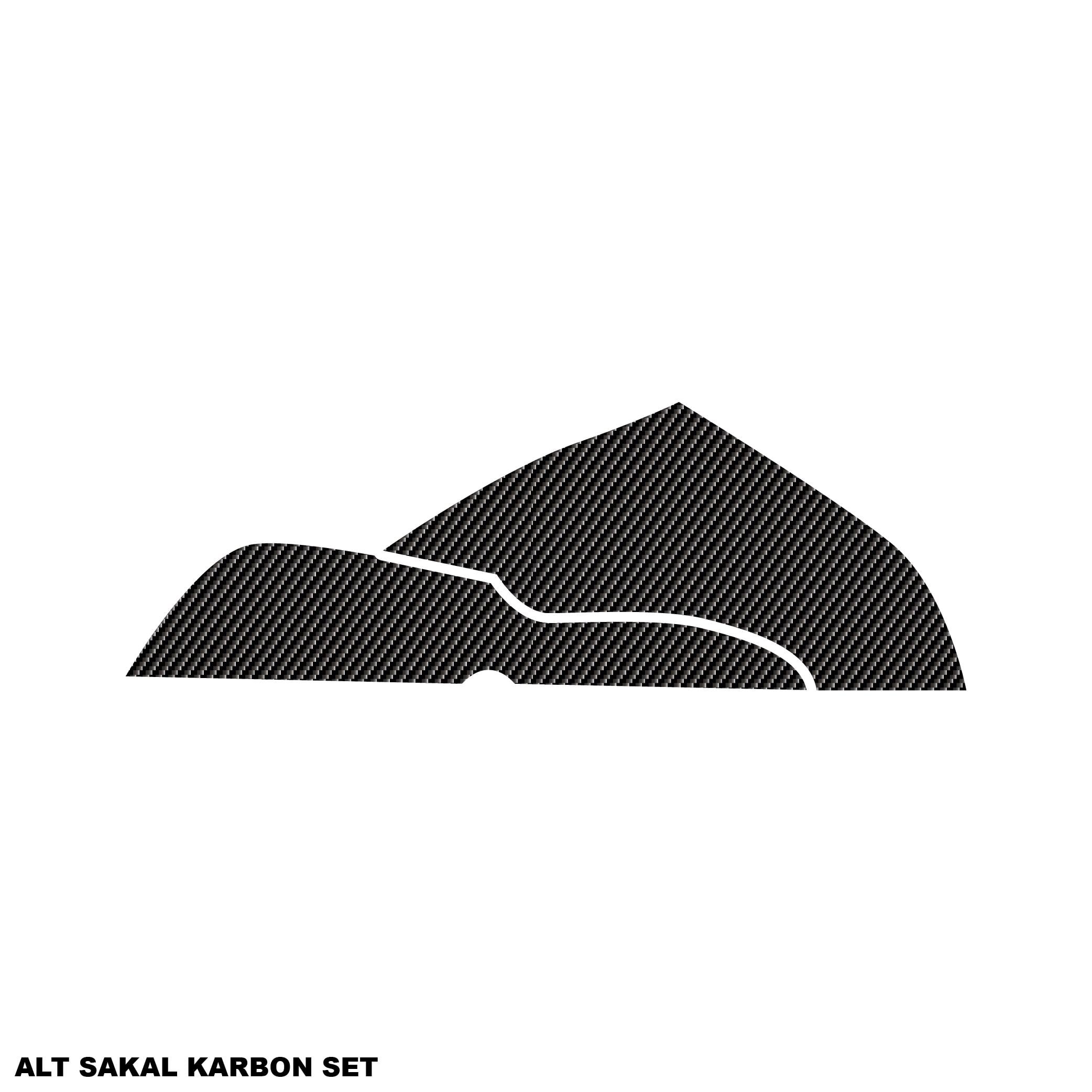 250SRCFMOTO 250SR KARBON STICKER SET ALT SAKAL PARÇALI KAPLAMA ETİKET MODELİ