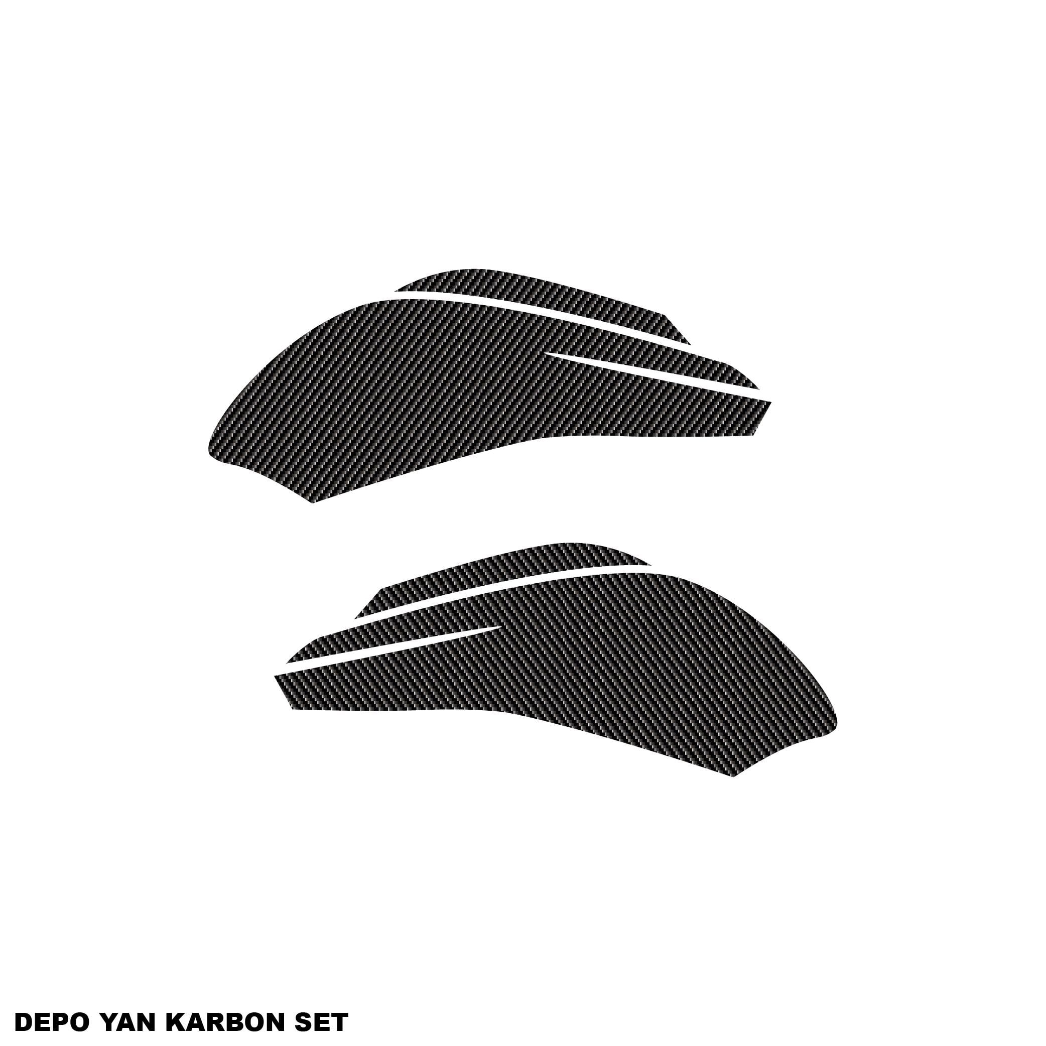250SRCFMOTO 250SR KARBON STICKER SET DEPO YAN PARÇALI KAPLAMA ETİKET MODELİ