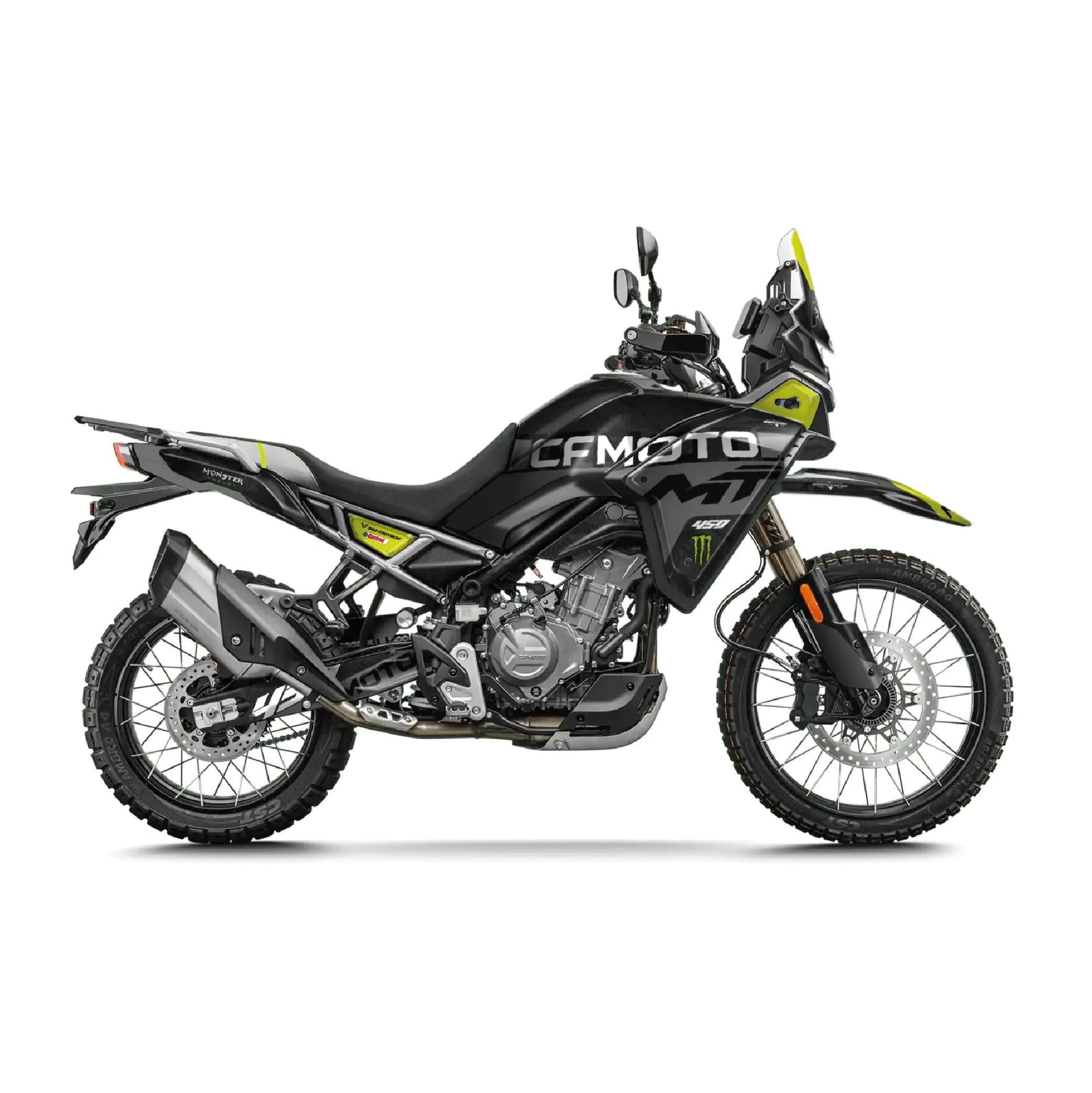450 MTCFMOTO 450MT Monster Tasarım Motosiklet Kaplama Sticker Etiket Modeli Gri Siyah Neon Sarı