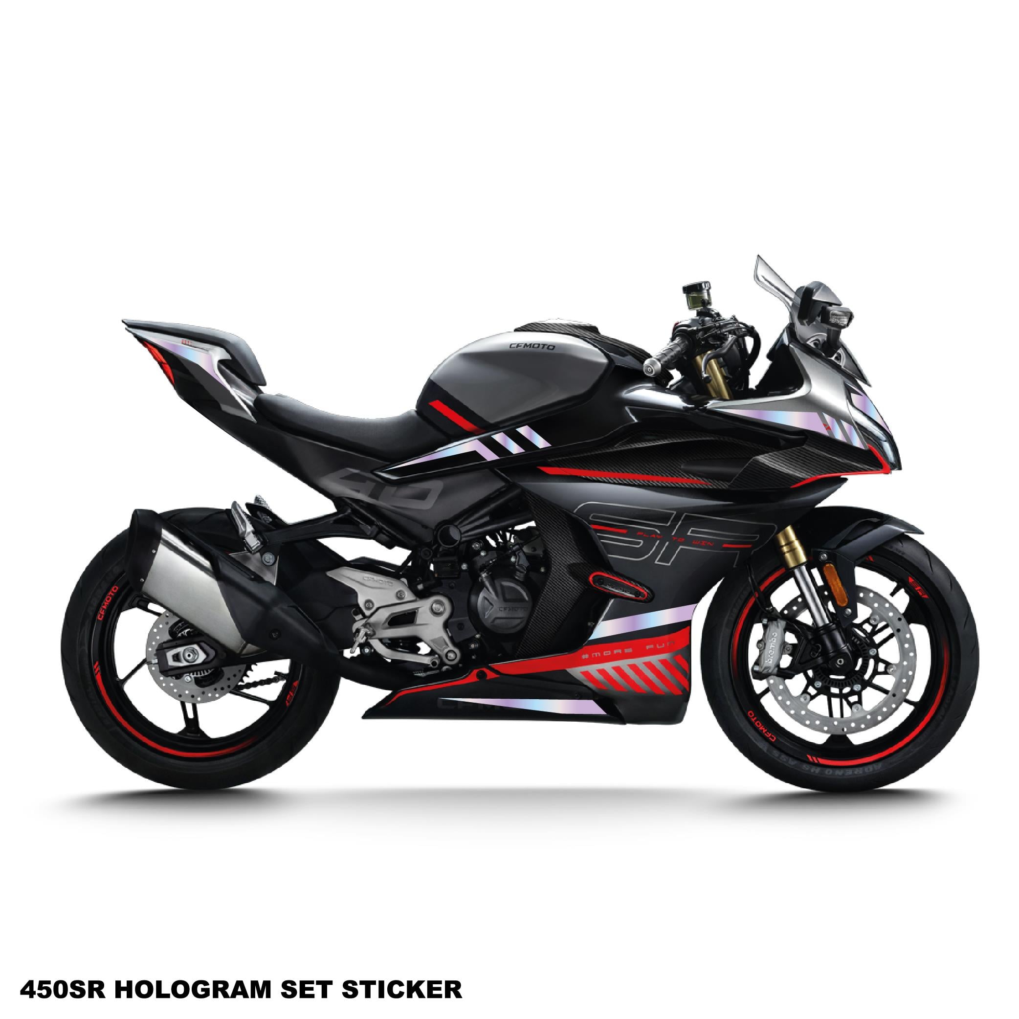 450SRCFMOTO 450SR Hologram Takım Sticker Etiket Modeli 