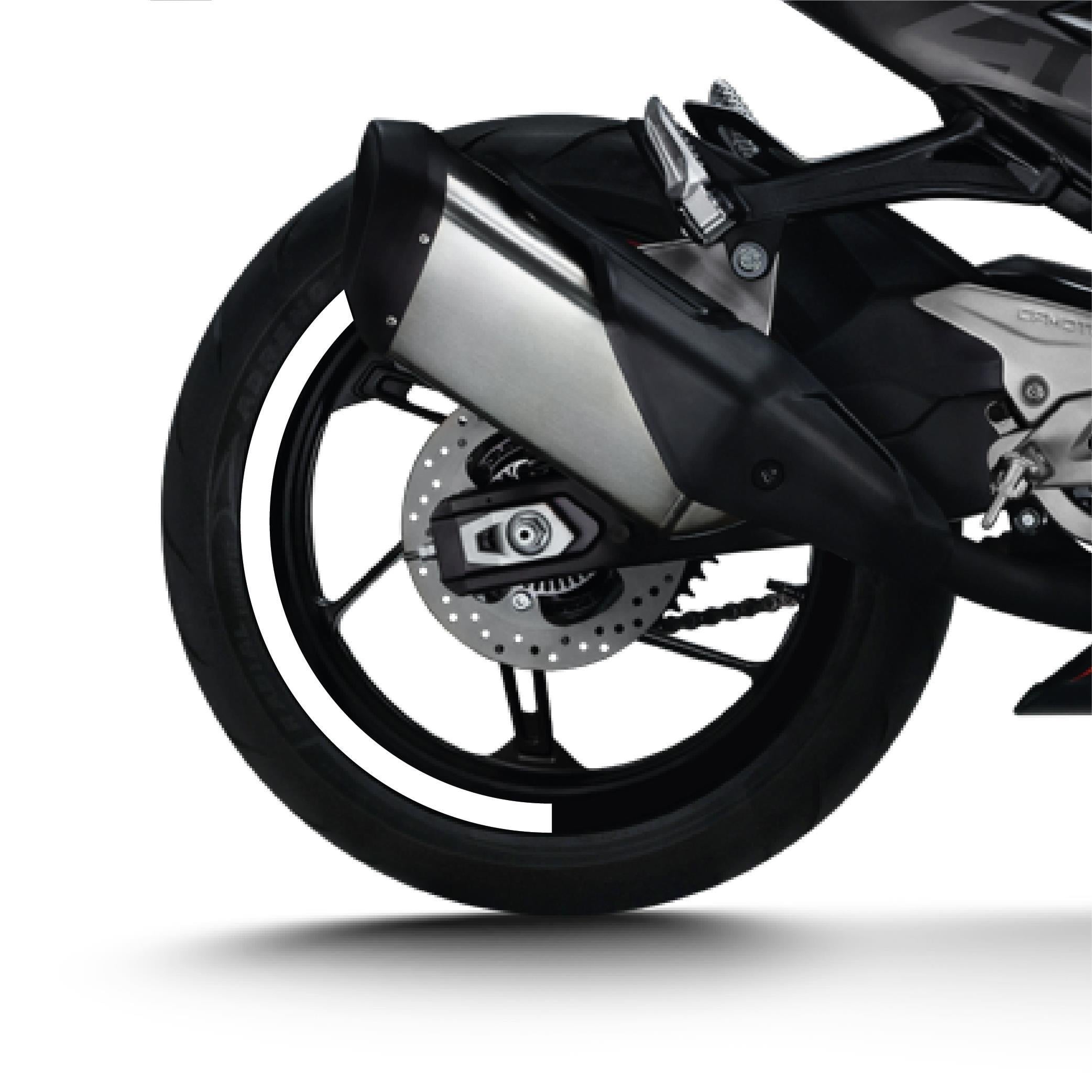 450SRCFMOTO 450SR Yarım Jant Kaplama Sticker Etiket Modeli Kırmızı