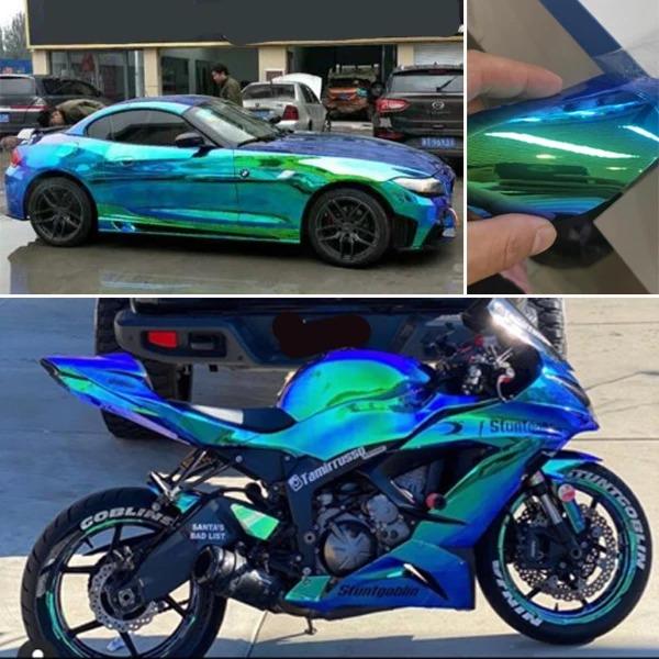 MARKALARChrome Yeşil Motorsiklet Kaplama