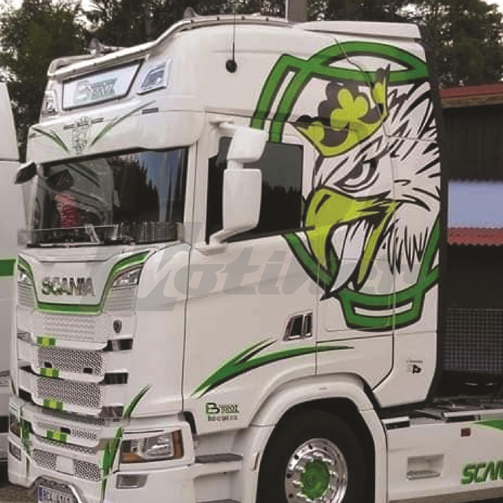 Scania Kartal Yeşil yırtıcı şahin  göz kaplama