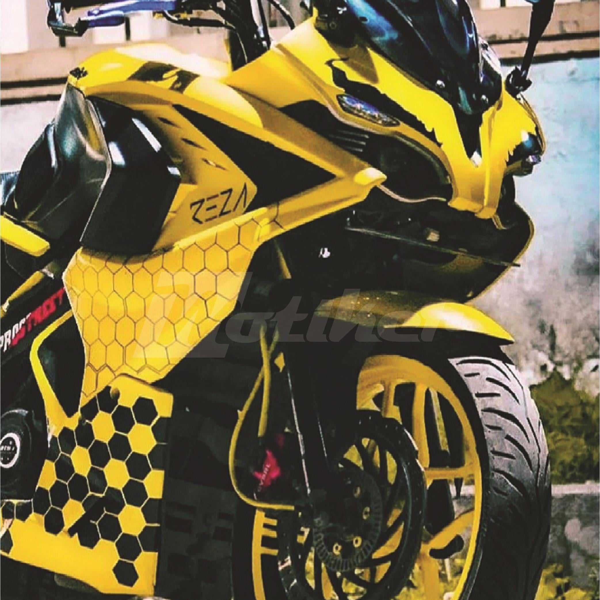Bajaj Rs200 Bumblebee  Bal Arısı  Kaplama Sticker