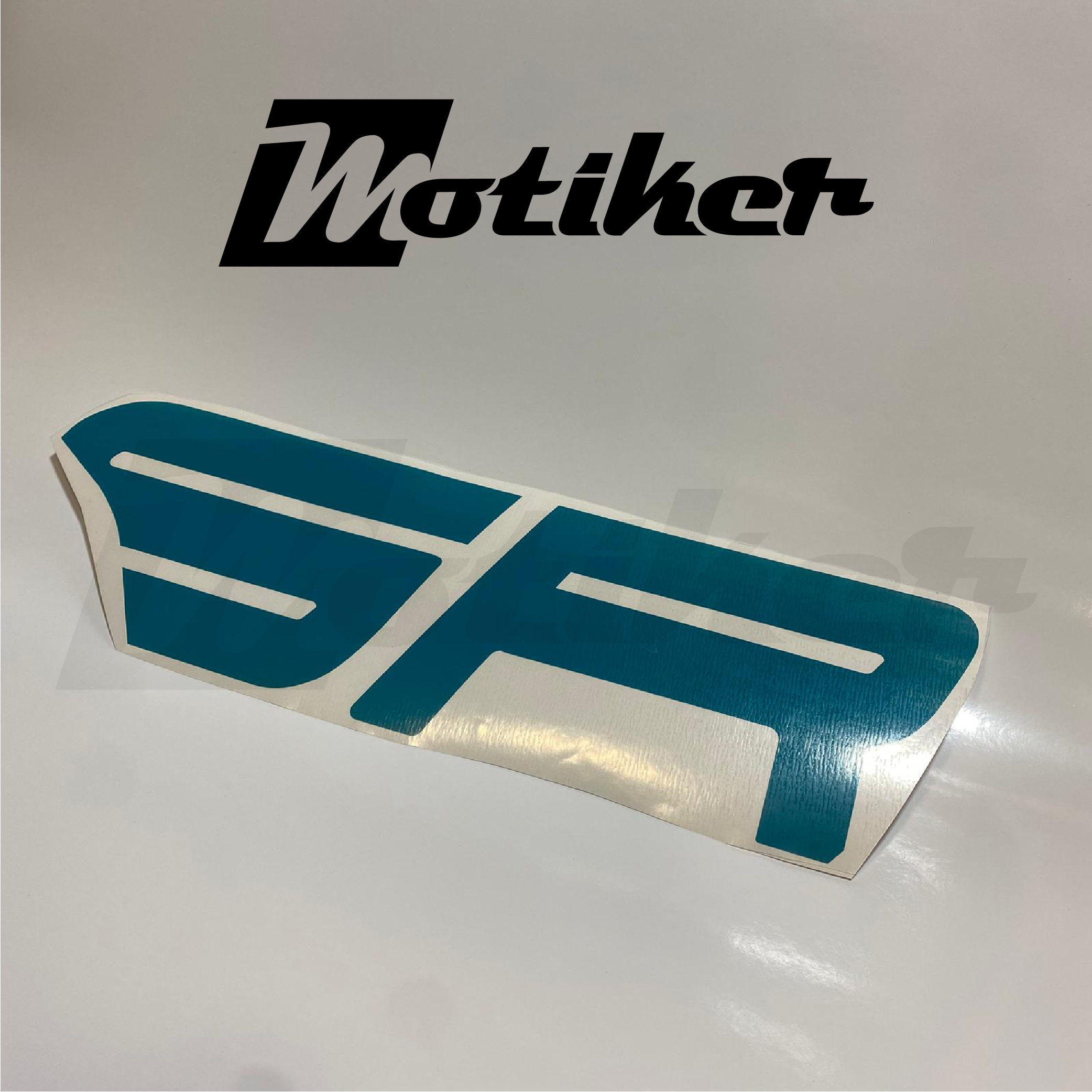 CF MOTO 450SR Yan Grenajlar Turkuaz SR Yazı Tasarımı Sticker Etiket Modeli 